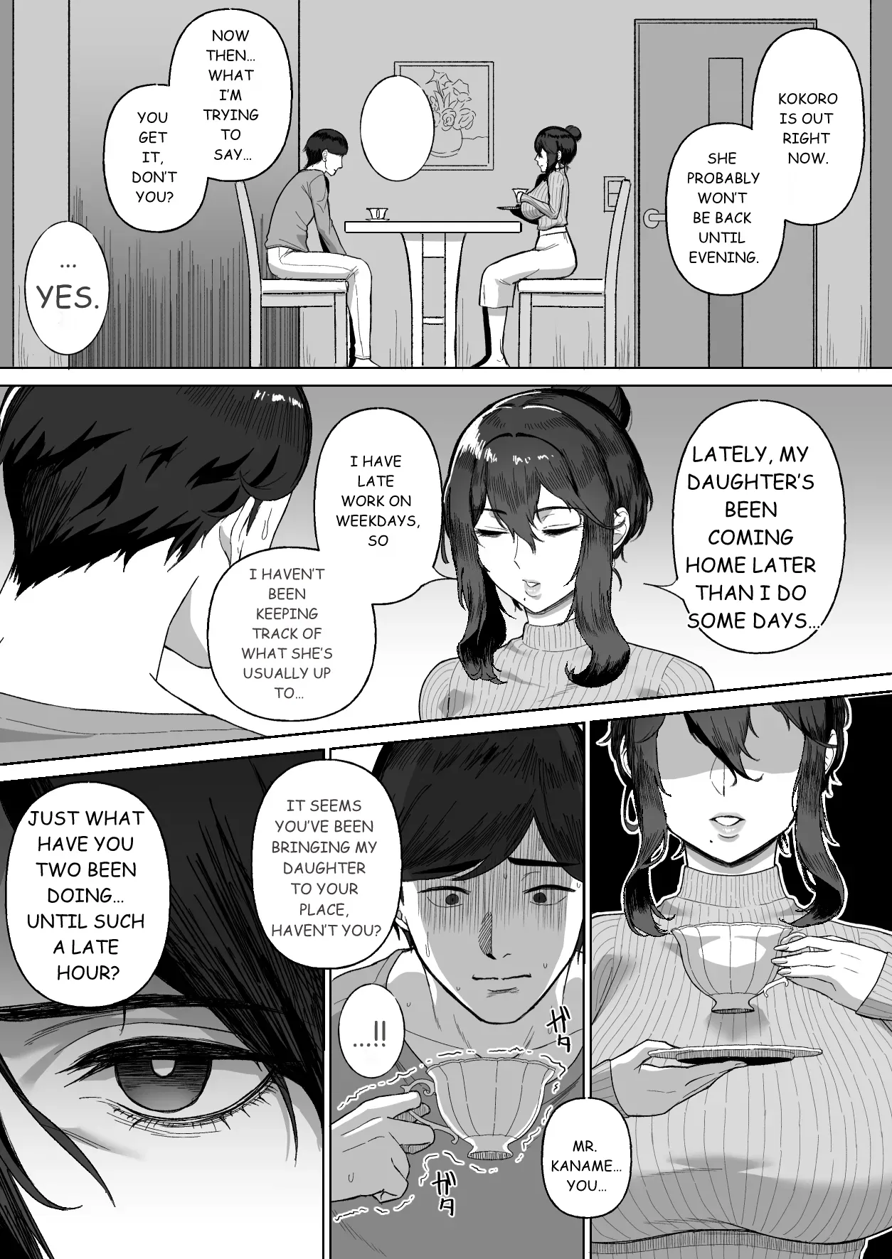 Otonari no Downer Oyako ni Shiboritorareru Hanashi page 7 full