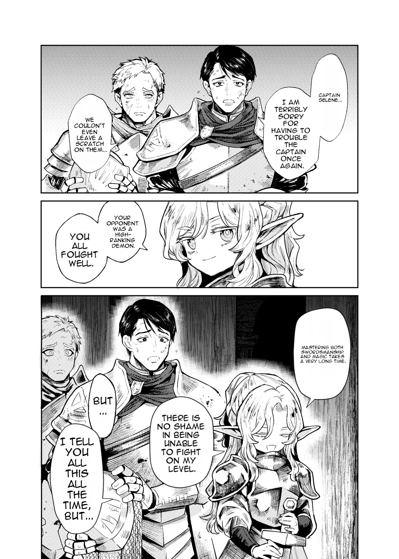 Seikishi Danchou-sama wa Injutsu no Chiryou no Tame ni Shoukan e Ikimashita | The Holy Knight Commander Visited a Brothel to Cure His Curse page 4 full