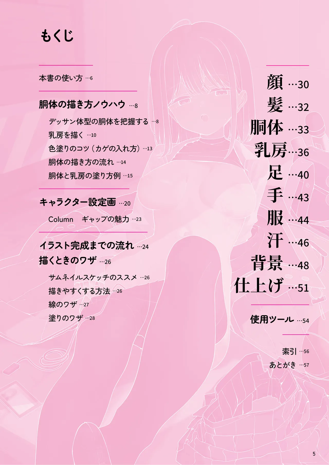 Ecchi na Irasuto no Kakikata illustrated by Siwaa page 5 full