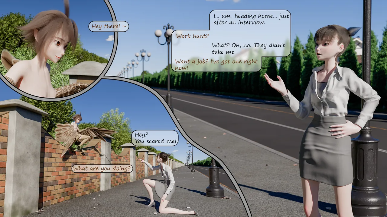Vore comic "One-way ticket to Carefree Summer" page 5 full