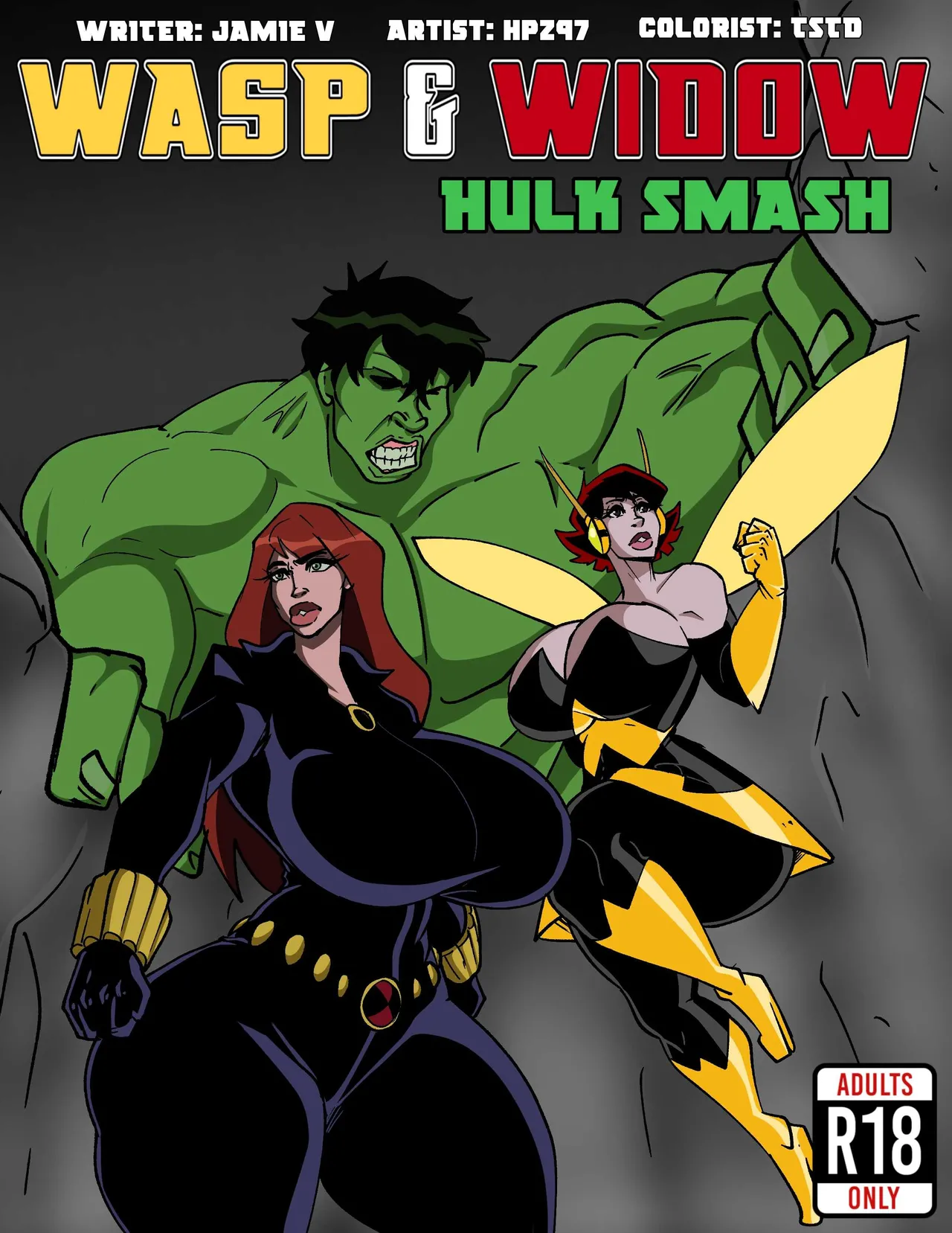 Wasp &amp; Widow: Hulk Smash page 1 full