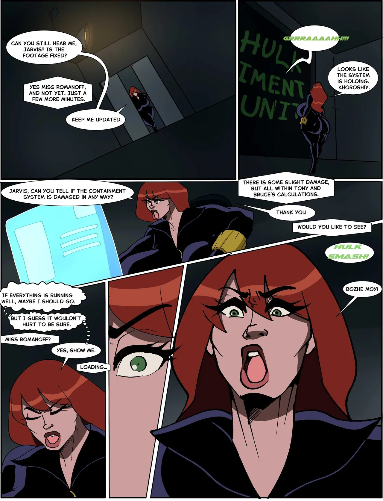 Wasp &amp; Widow: Hulk Smash page 8 full