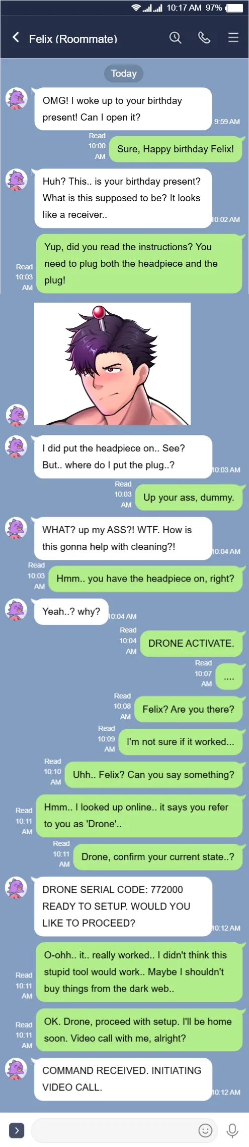 Felix borealis lazy roommate page 2 full