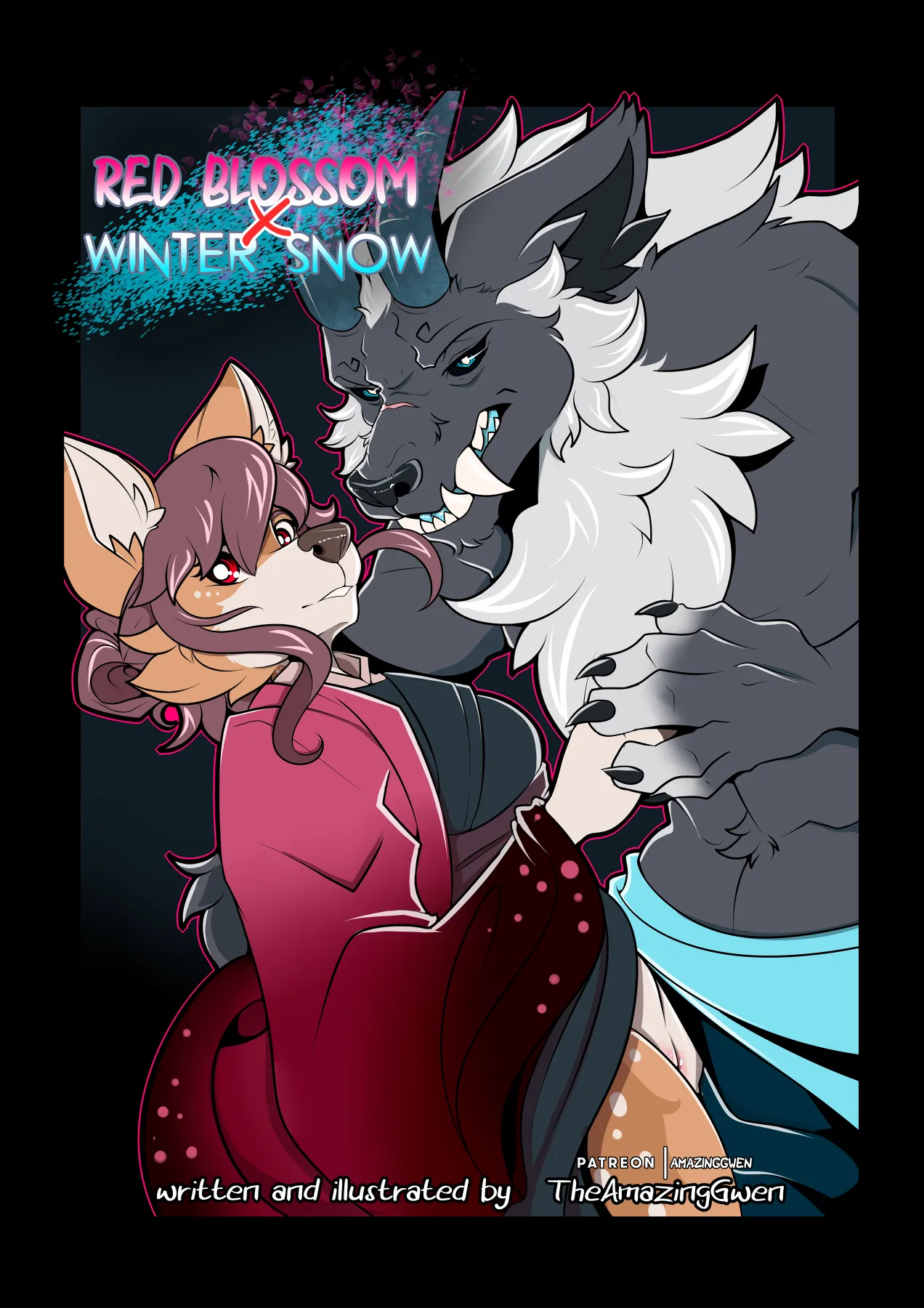Red Blossom &amp; Winter Snow page 1 full