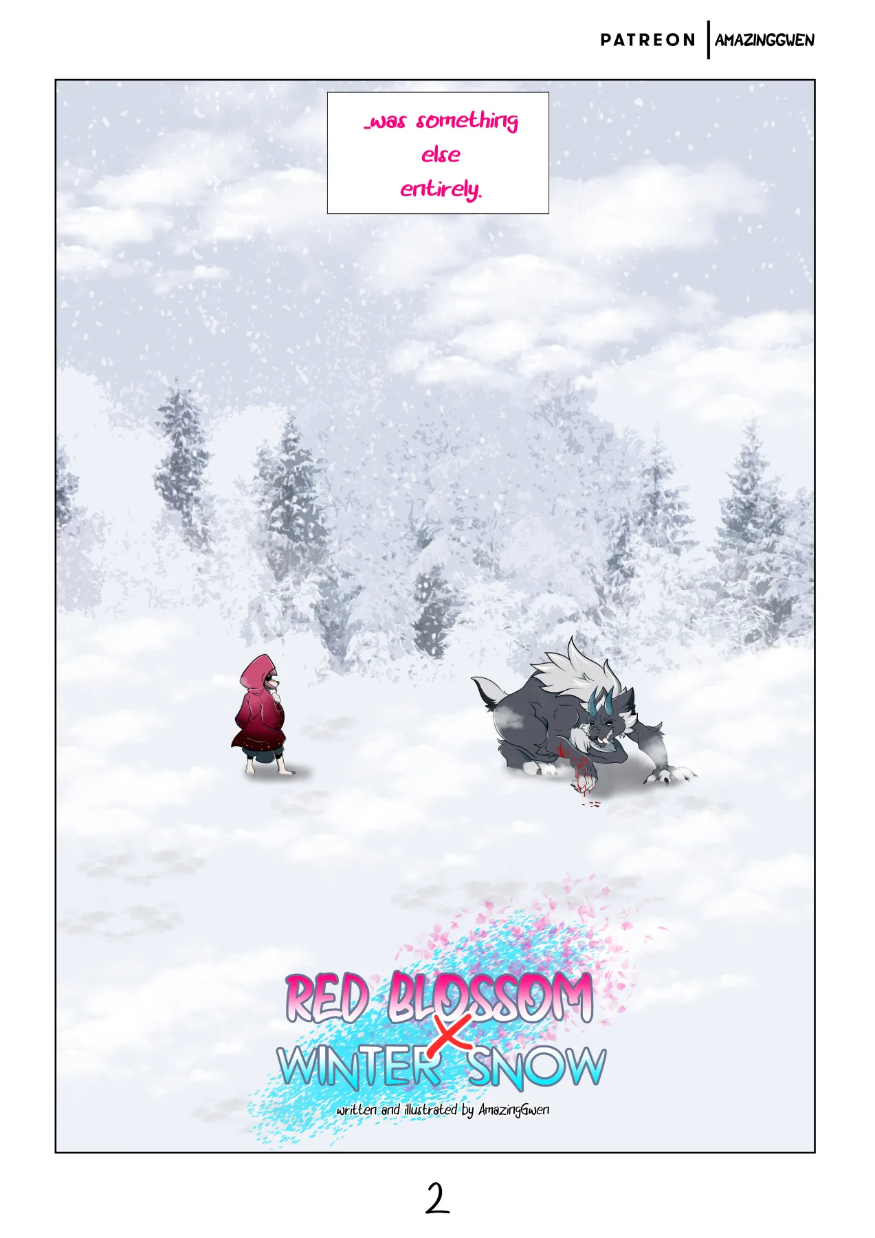 Red Blossom &amp; Winter Snow page 3 full