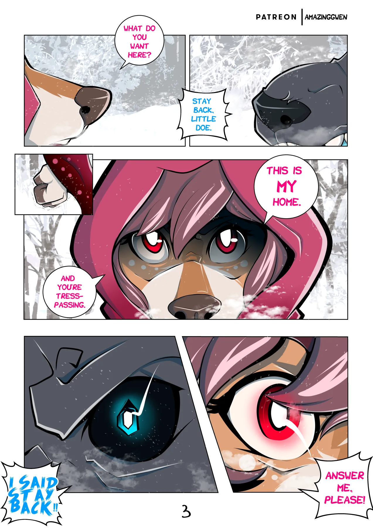 Red Blossom &amp; Winter Snow page 4 full