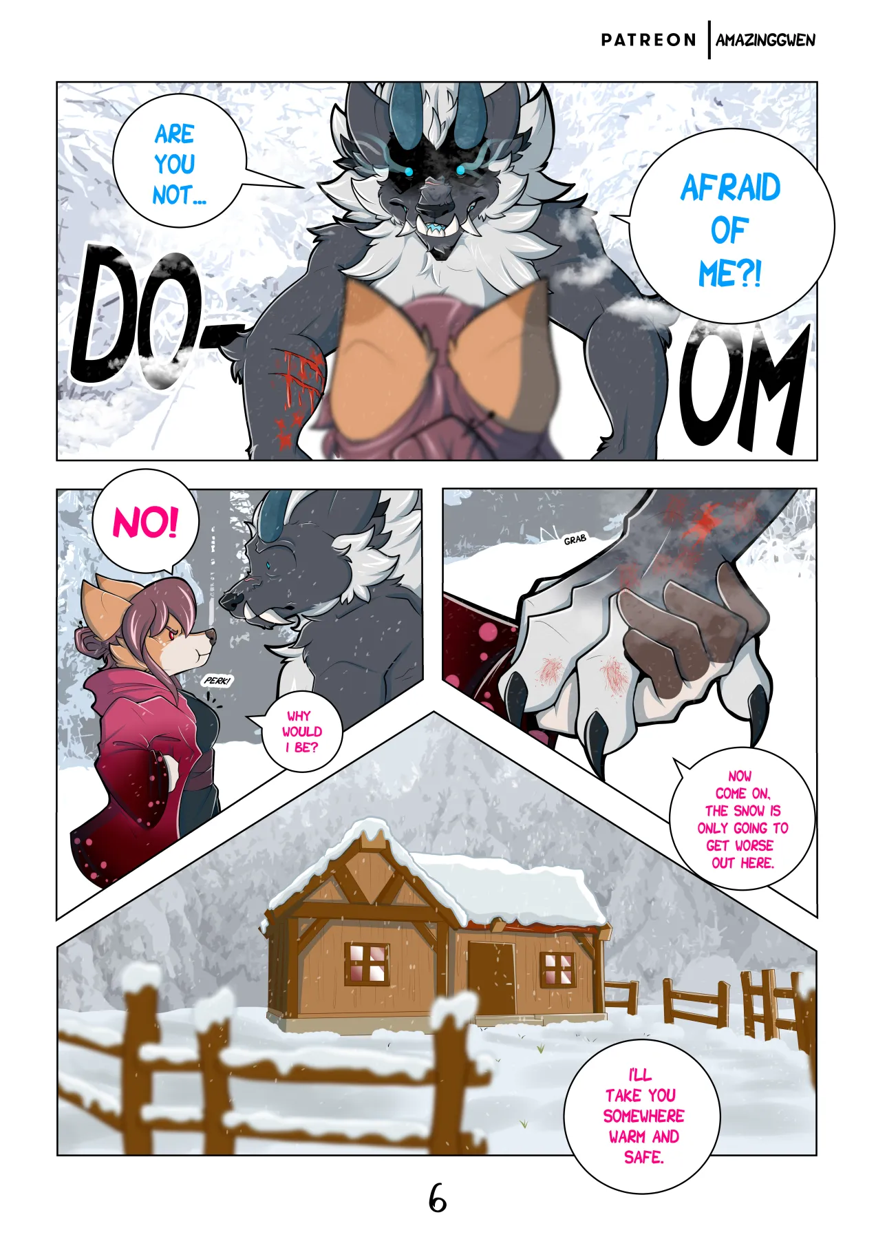 Red Blossom &amp; Winter Snow page 7 full