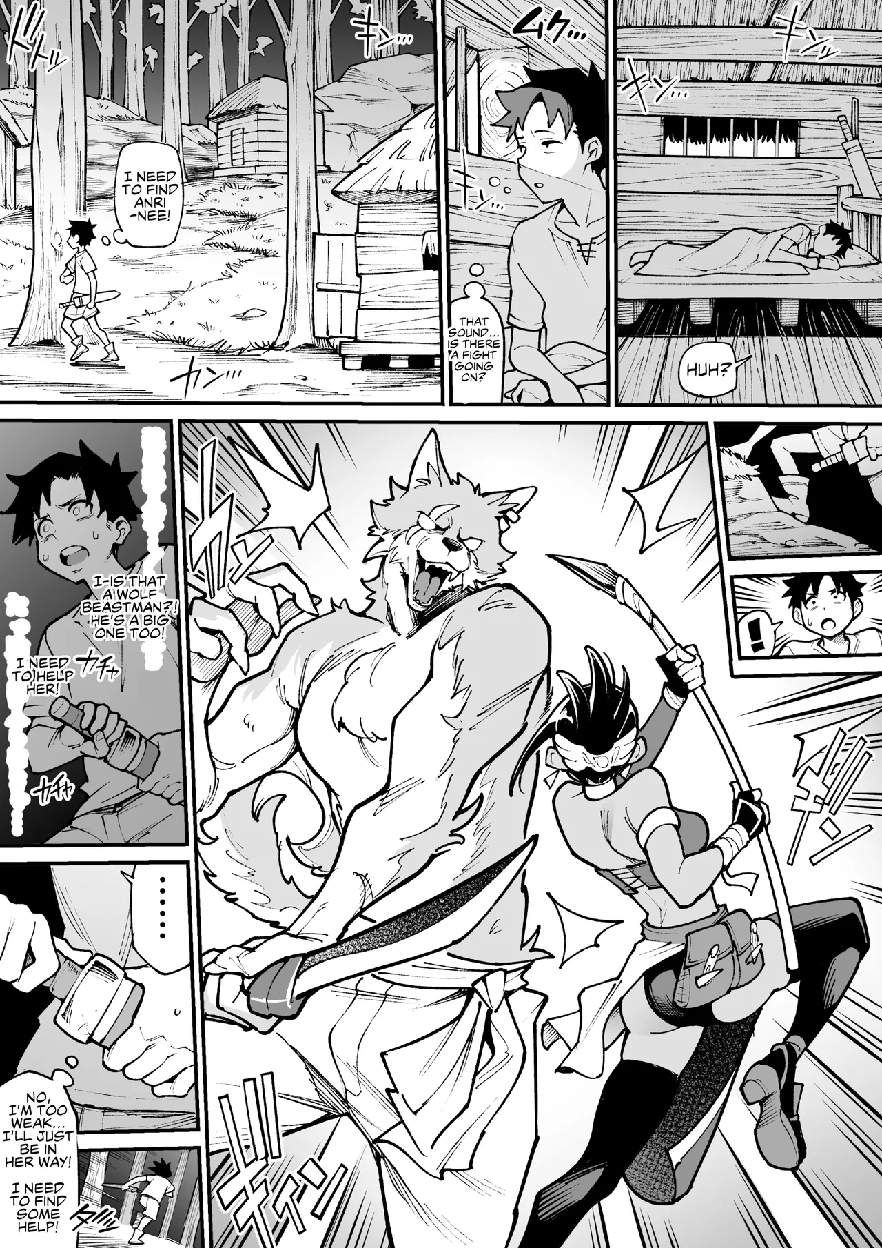 Beastman x Female Warrior NTR page 3 full