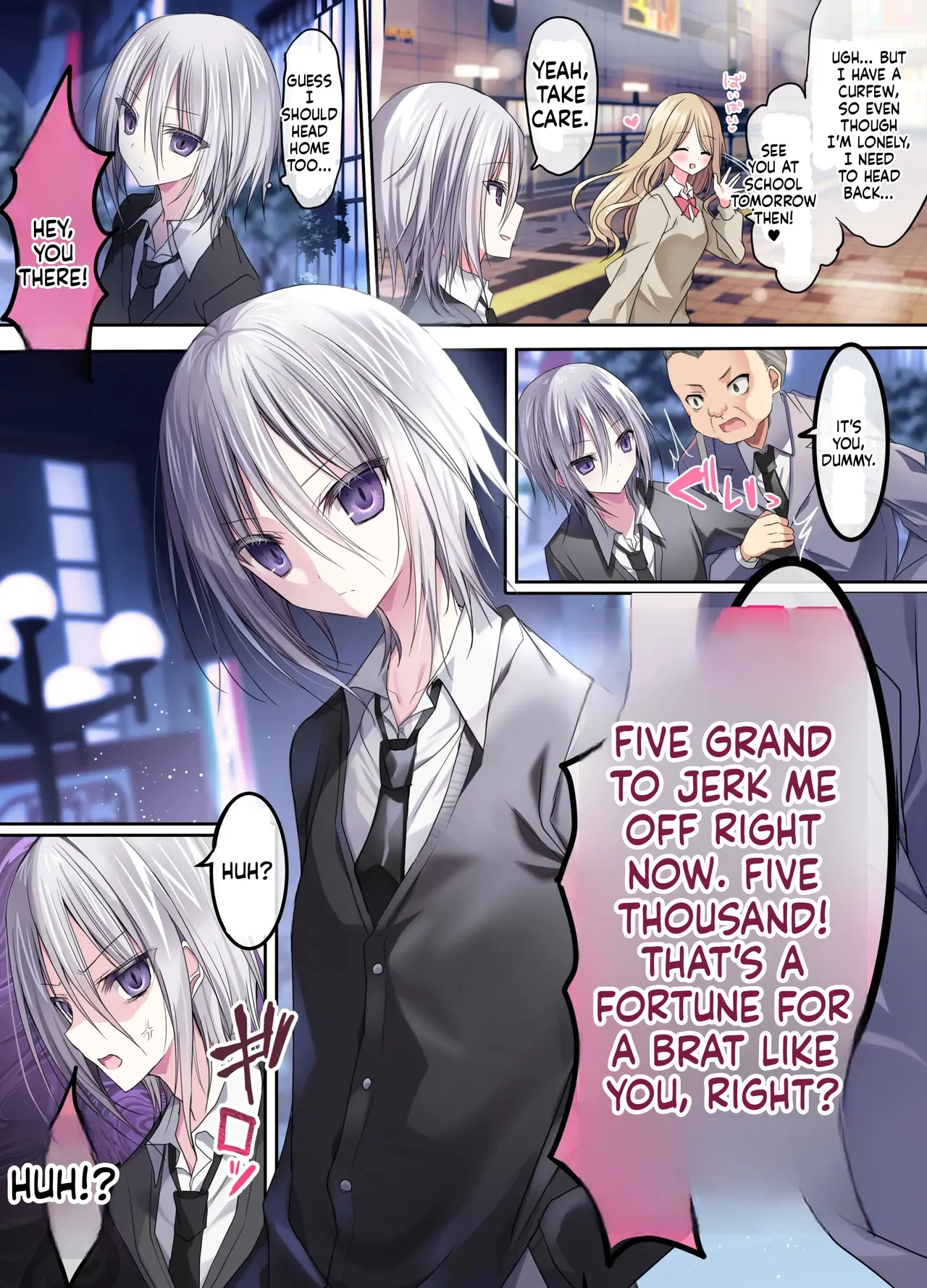 Male Pride Battle/ A Boy Who Hates Creepy Guys vs. A Creepy Old Man Who Wants to Teach Him a Lesson page 4 full