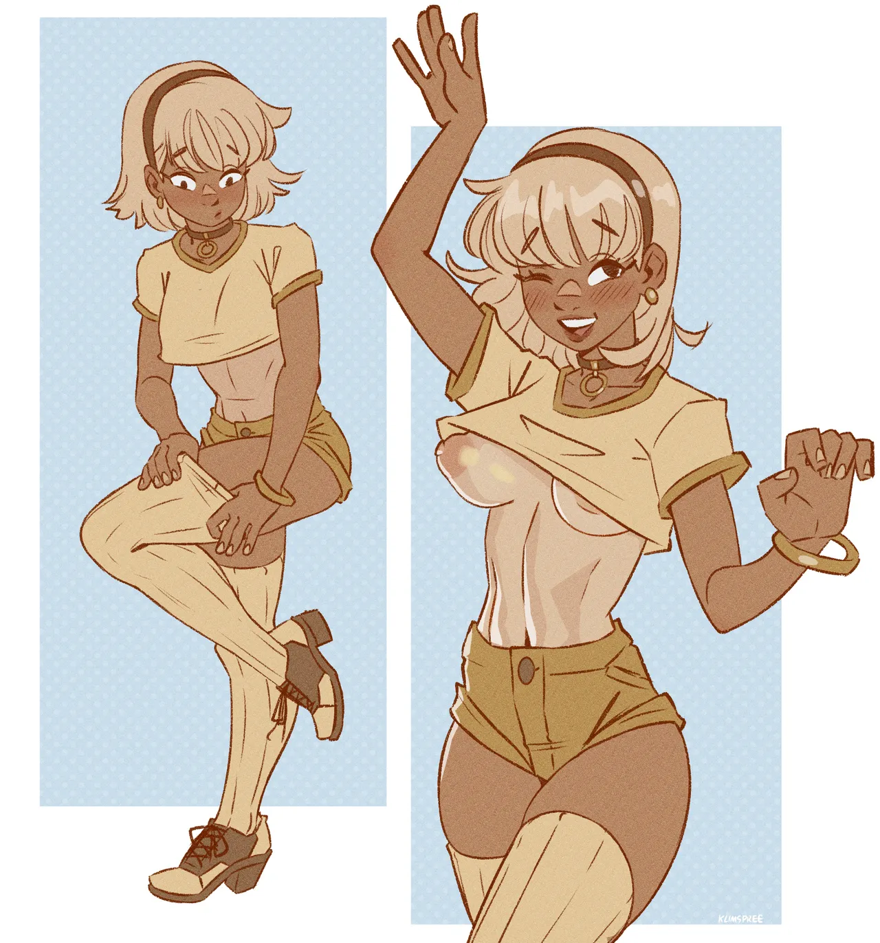 Gyaru OCs - Yuzu &amp; Suika page 6 full