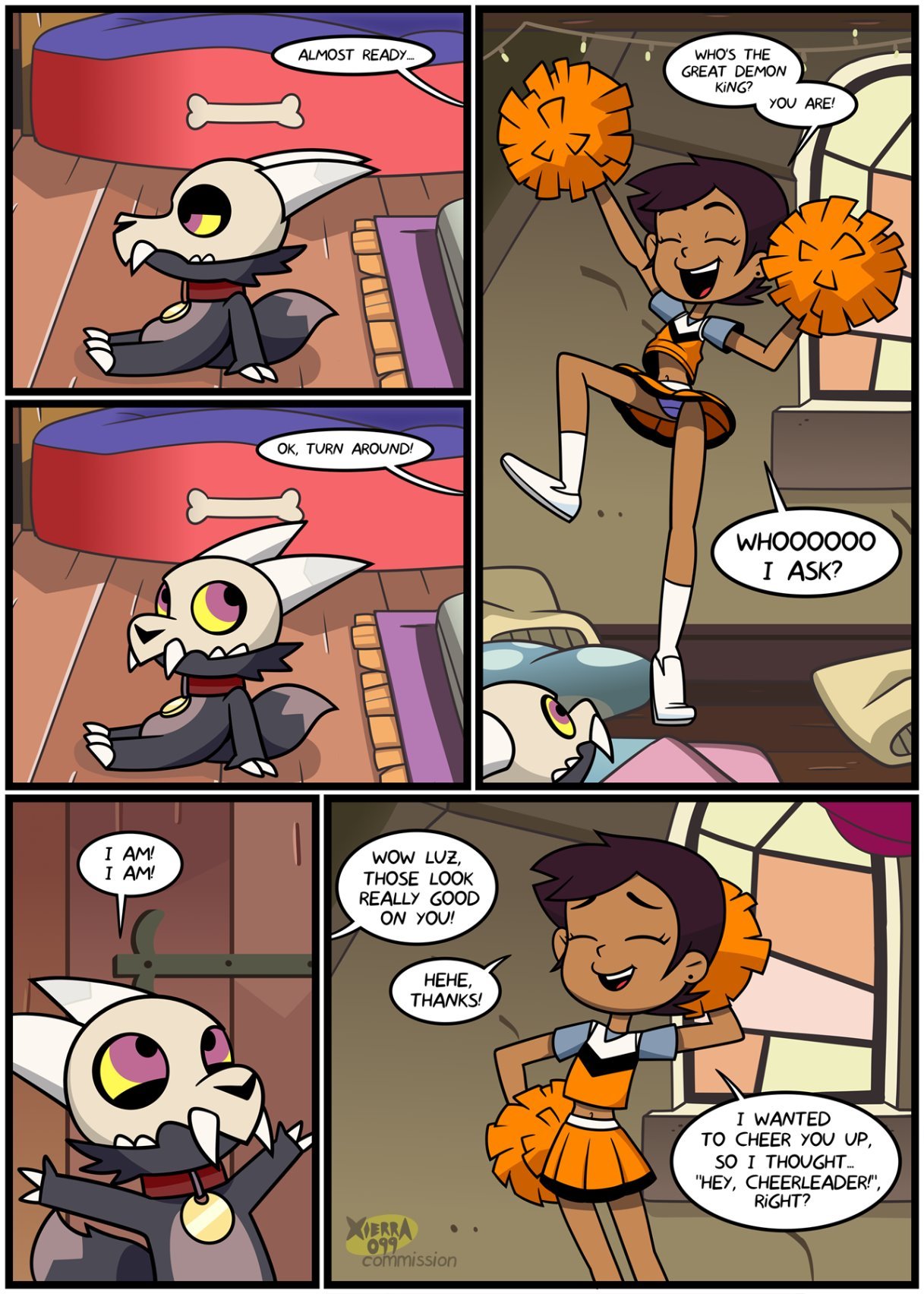 The Owl house - After Dark: King's Cheer up/Dress up party page 3 full