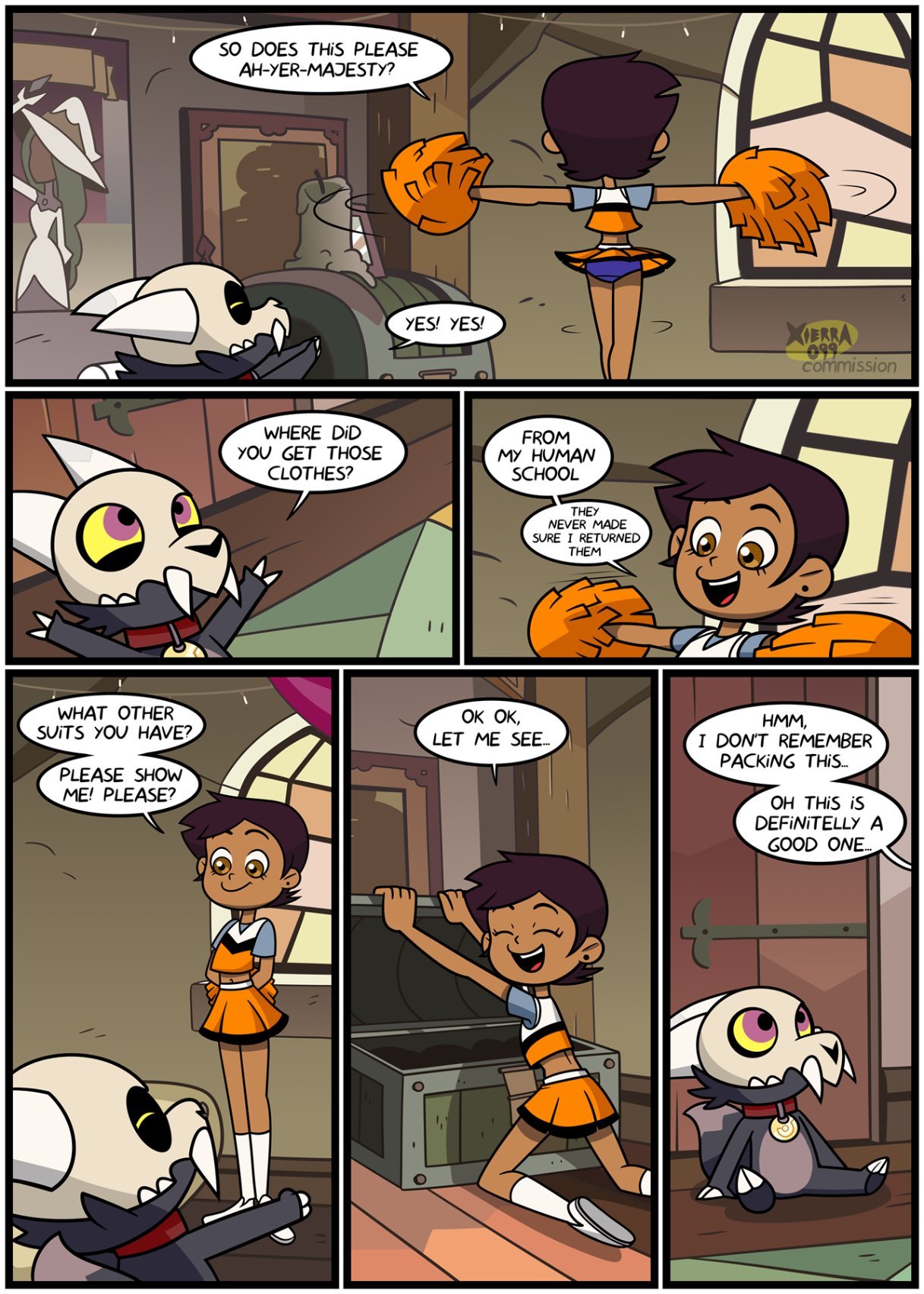 The Owl house - After Dark: King's Cheer up/Dress up party page 4 full
