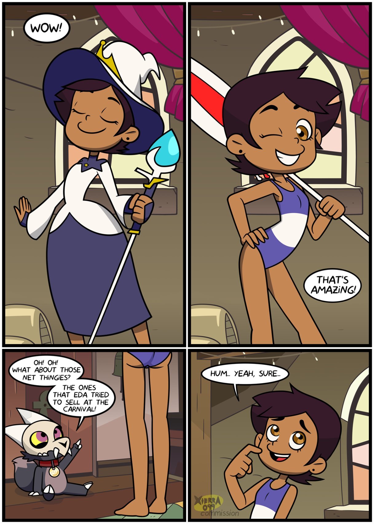 The Owl house - After Dark: King's Cheer up/Dress up party page 5 full