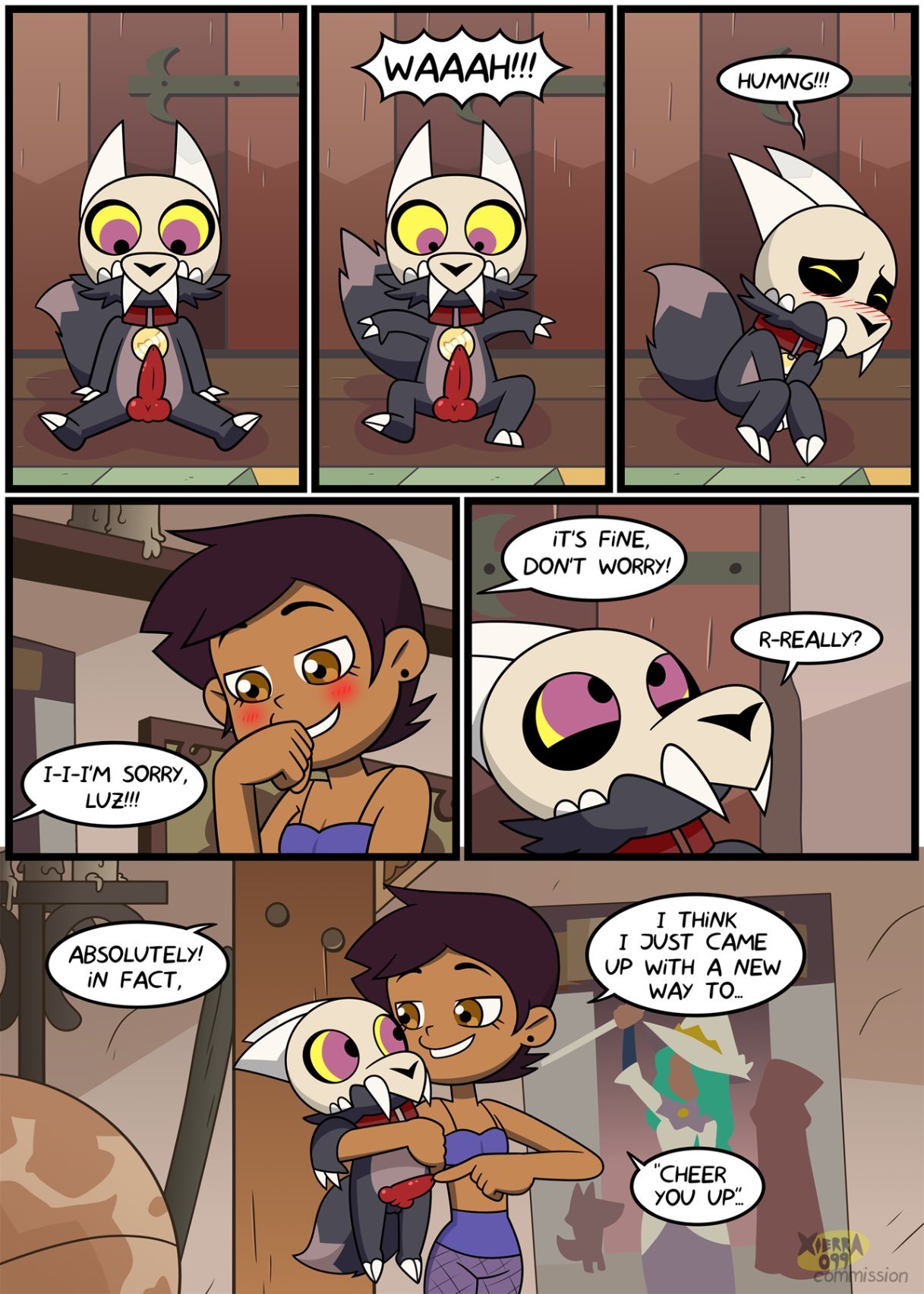 The Owl house - After Dark: King's Cheer up/Dress up party page 7 full