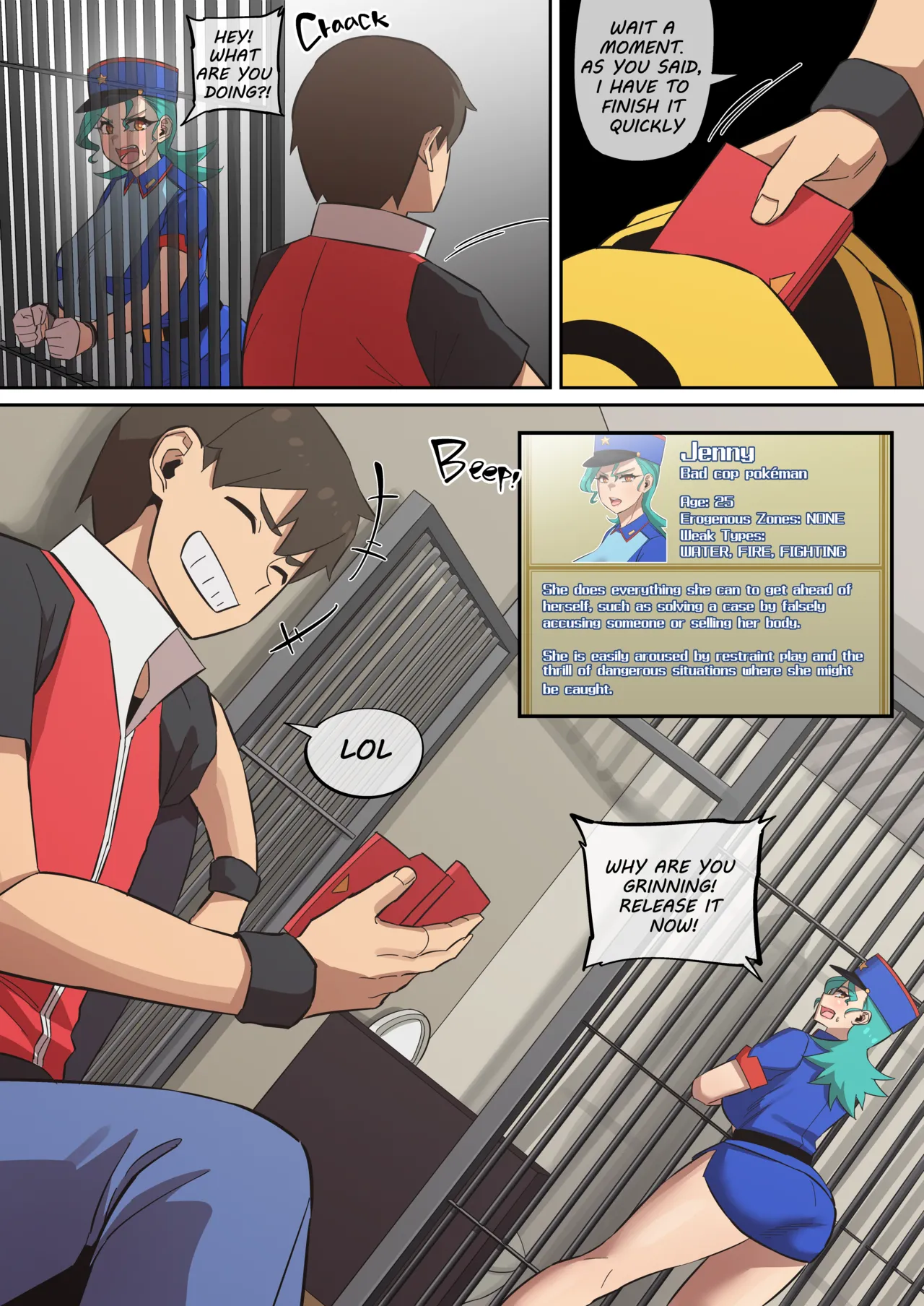 PokéMAN Report Red 07 page 8 full