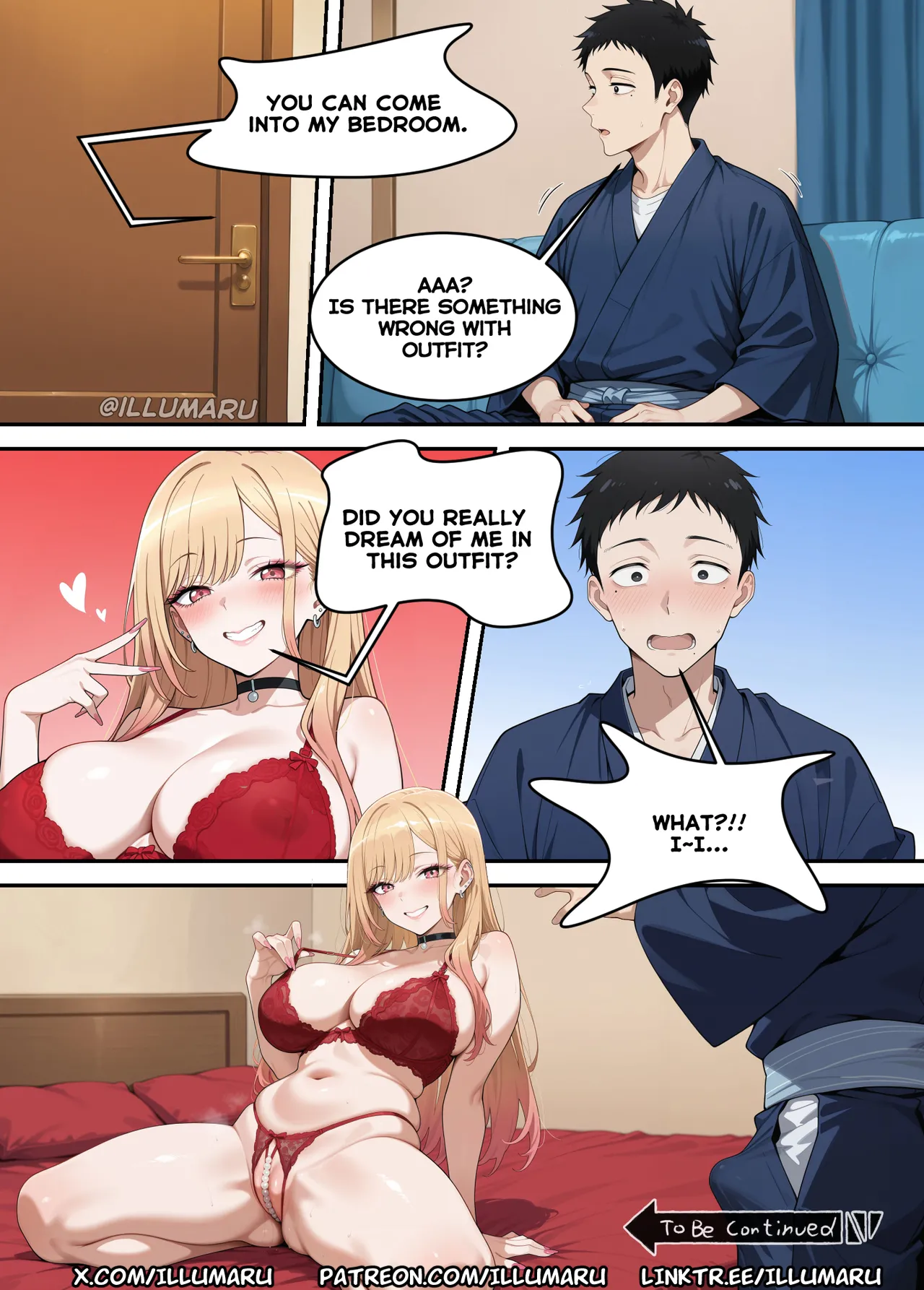 Valentine`s day for Marin and Gojou page 10 full