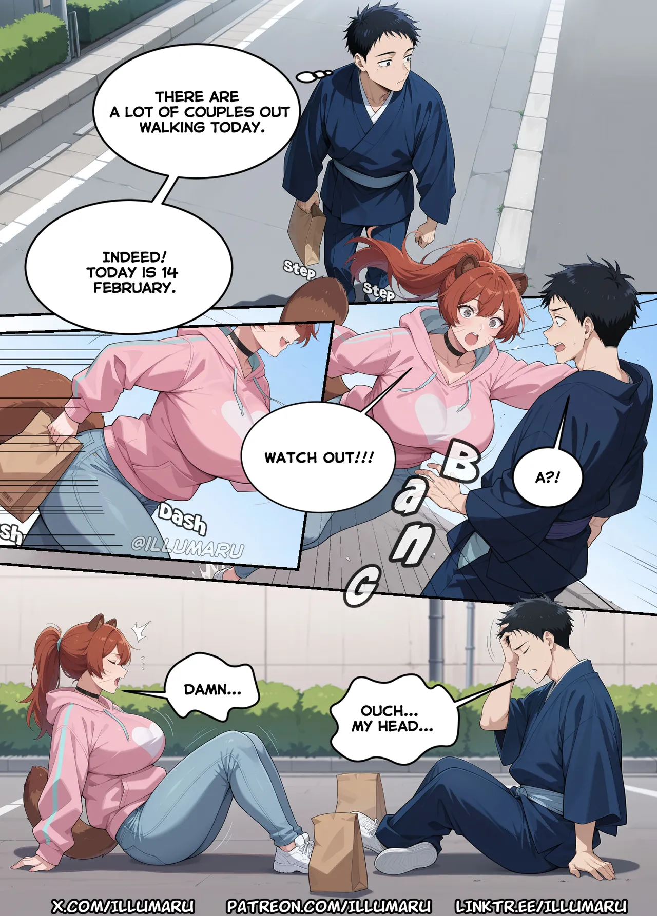 Valentine`s day for Marin and Gojou page 5 full