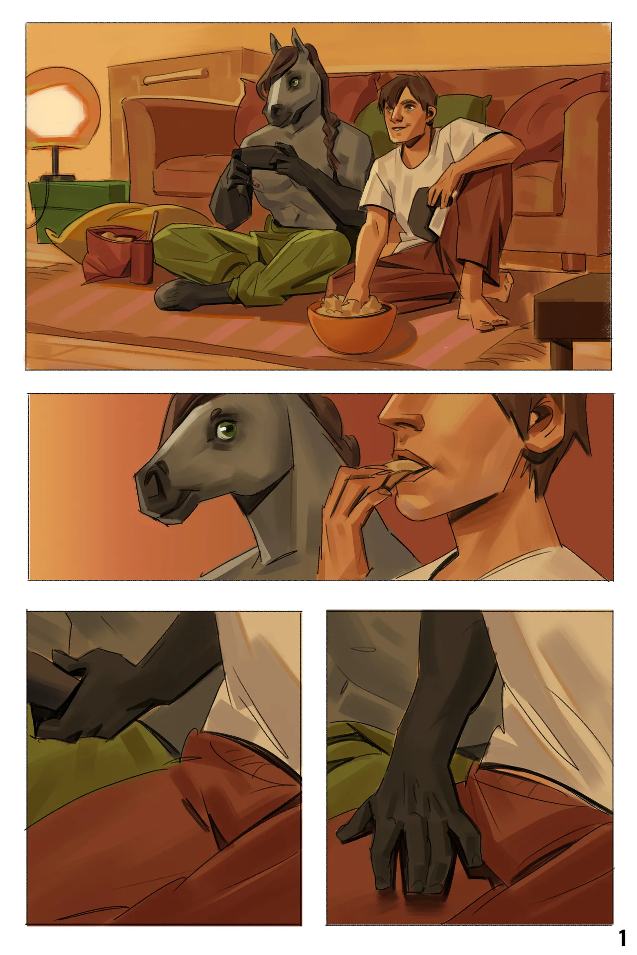 Horsing Around page 1 full
