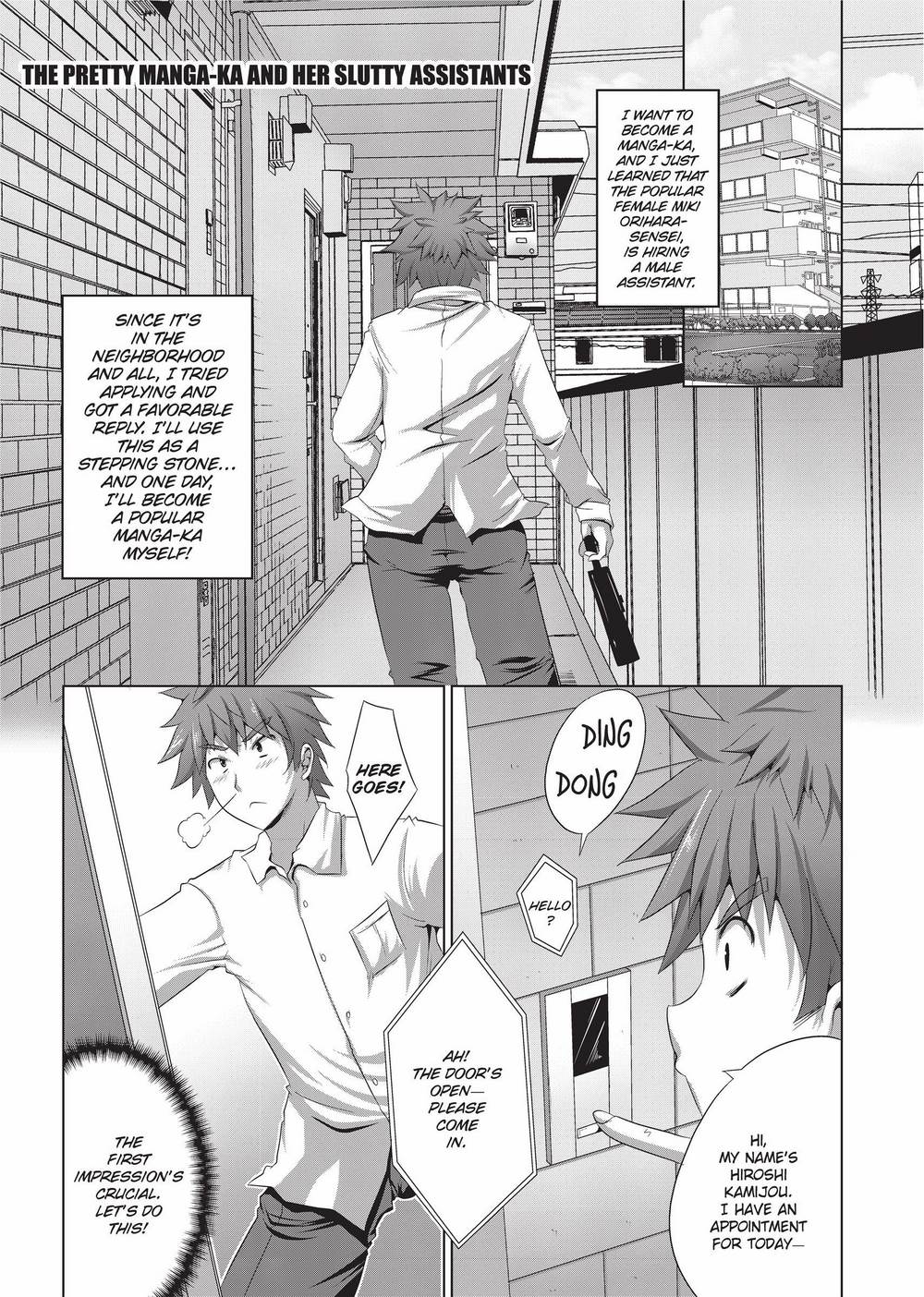 The Pretty Manga-ka &amp; her Slutty Assistants page 4 full