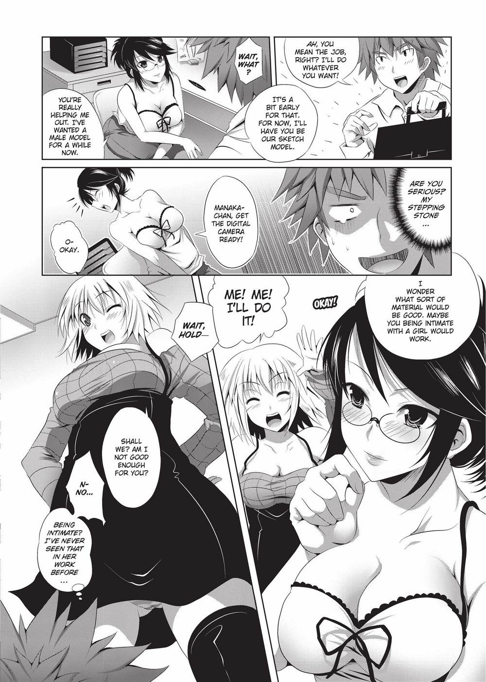 The Pretty Manga-ka &amp; her Slutty Assistants page 7 full