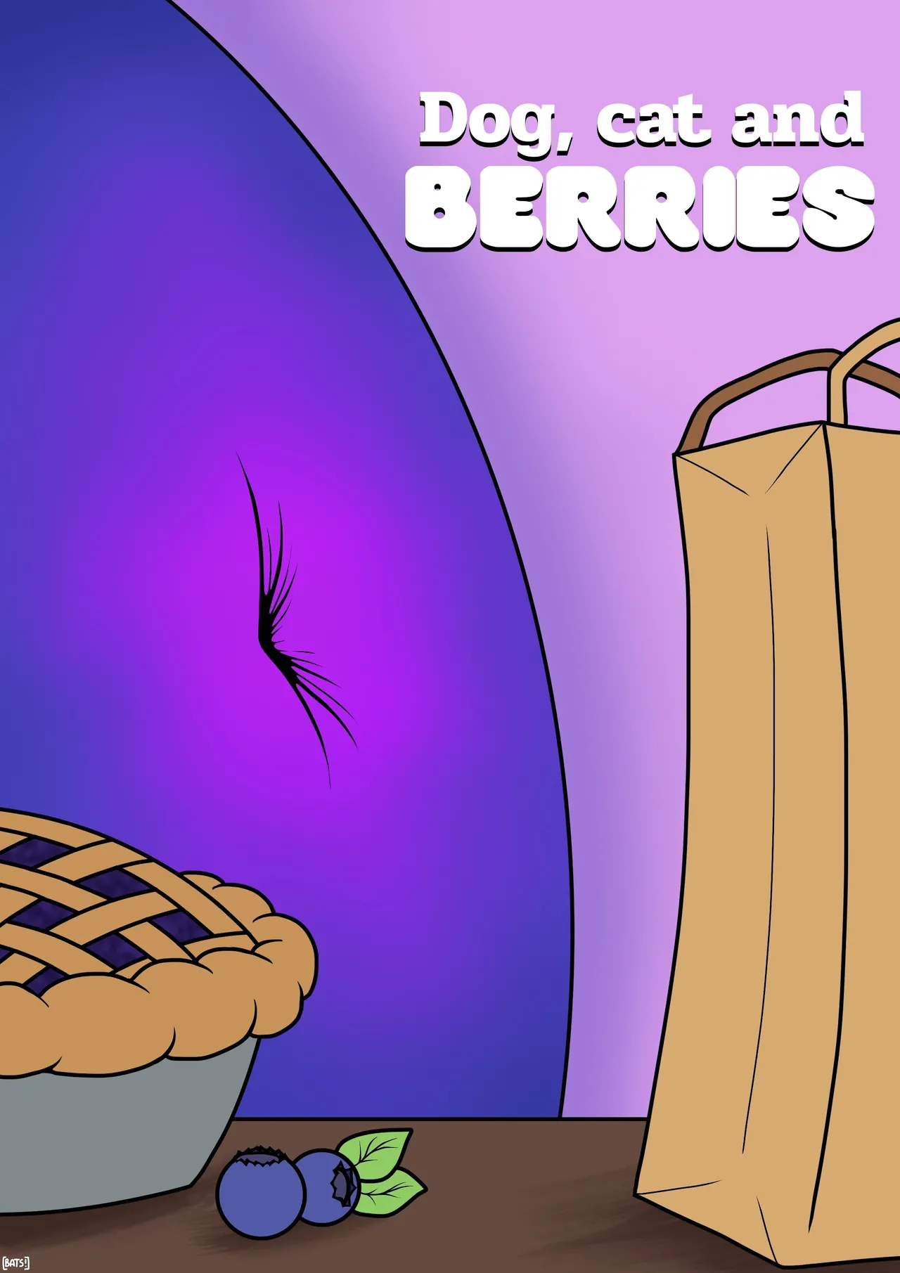 Dog, Cat and Berries by Batspid page 1 full