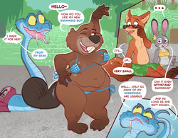 Itty Bitty Blue Scale Bikini