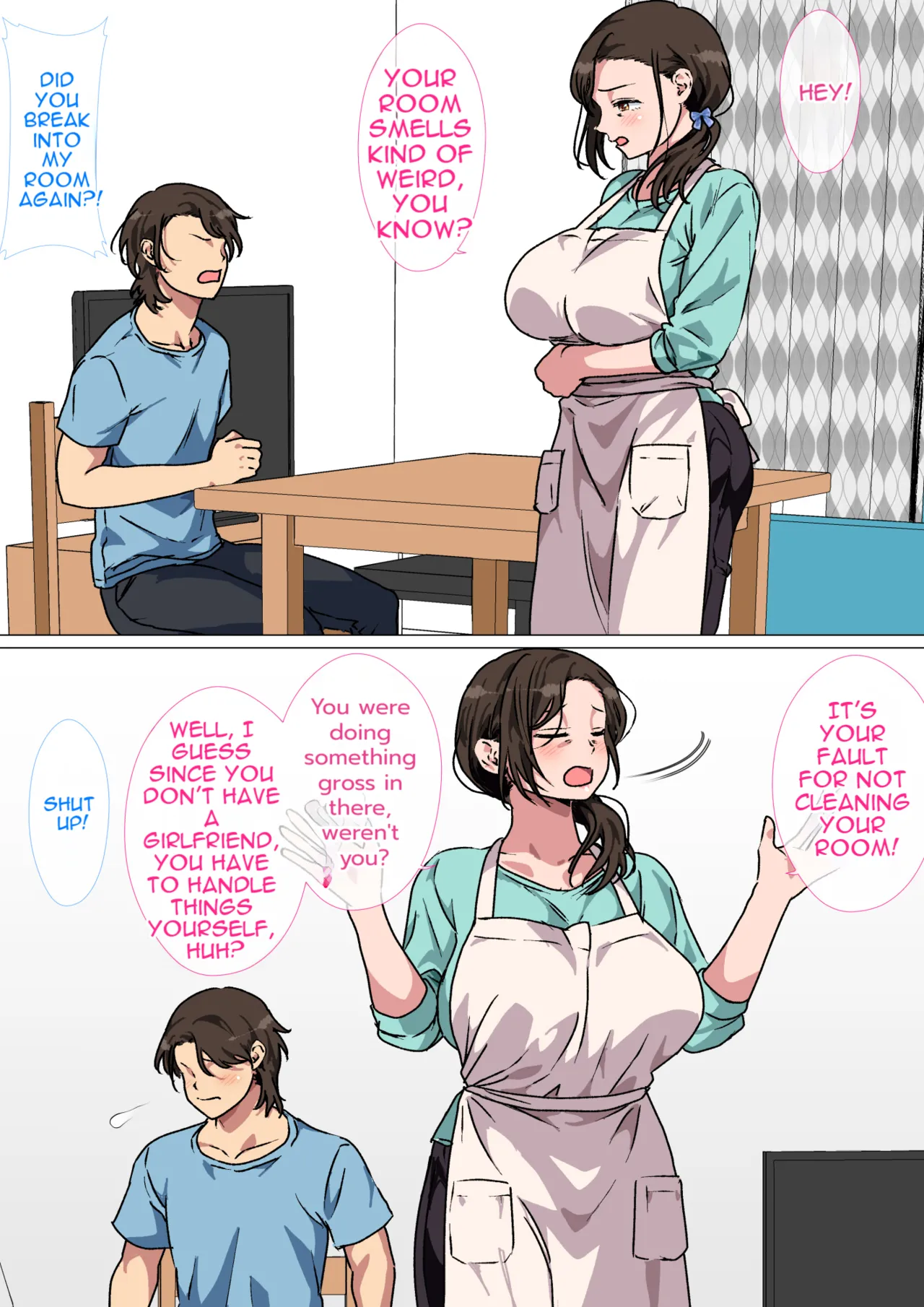 My mom started seducing me, so I couldn't hold back and fuck her. page 10 full