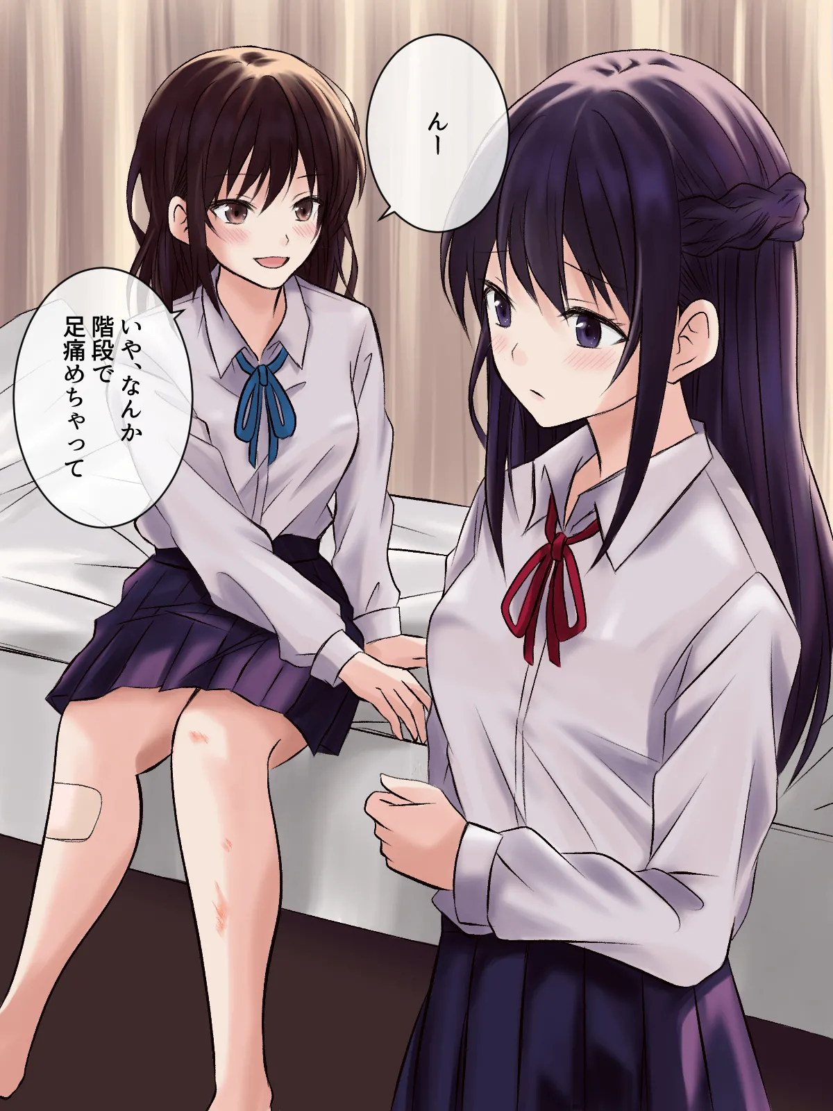 【tōkibi hatake de tsukamae te】akogare no sempai to hoken shitsu de yuri etchi page 3 full