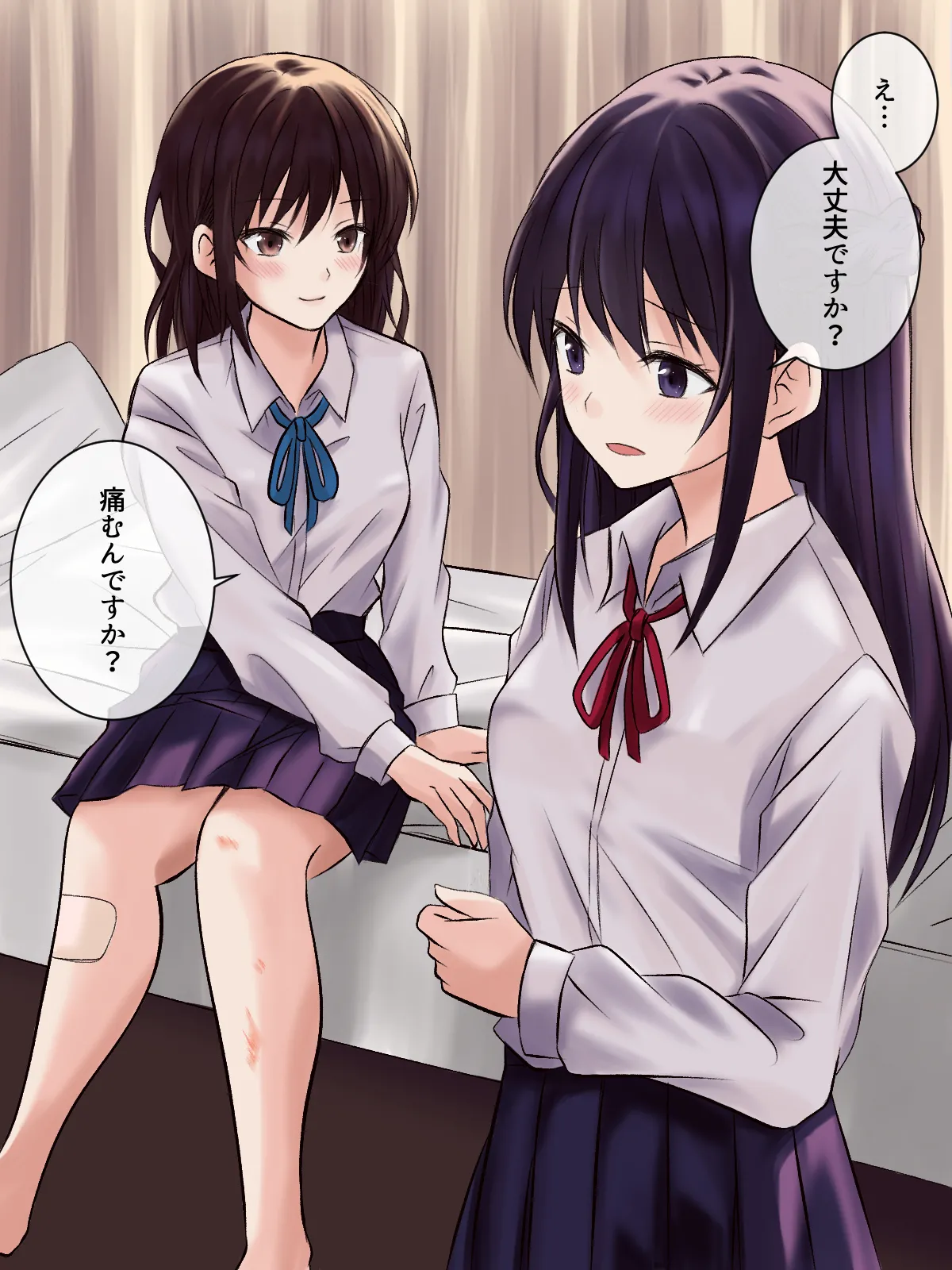 【tōkibi hatake de tsukamae te】akogare no sempai to hoken shitsu de yuri etchi page 4 full
