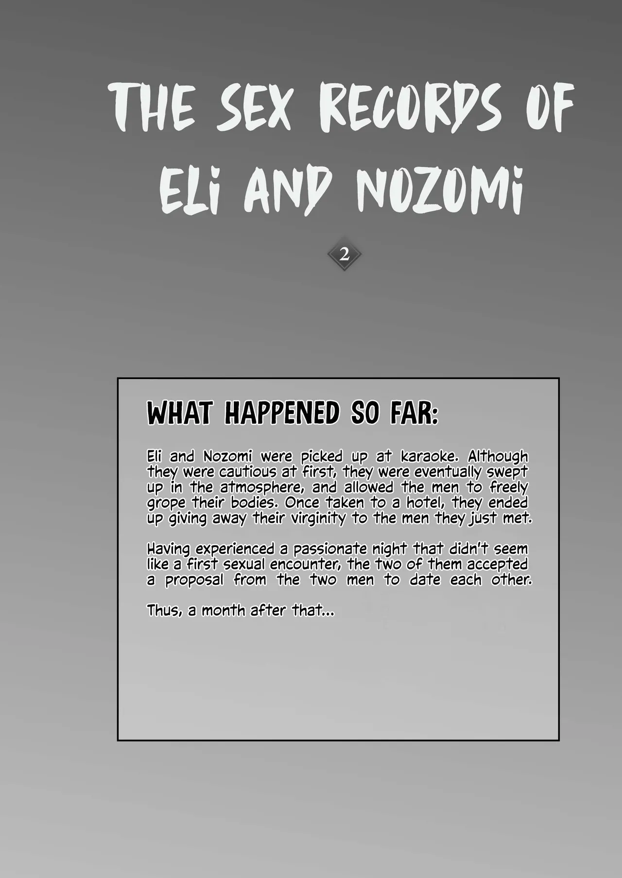 Eri to Nozomi no Joujiroku - THE SEX RECORDS OF ERI AND NOZOMI 2 page 3 full