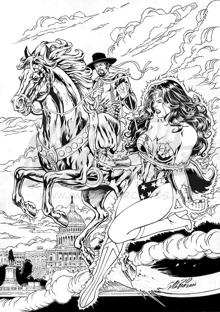 Wonder Woman and others artworks by Al Rio page 10 full