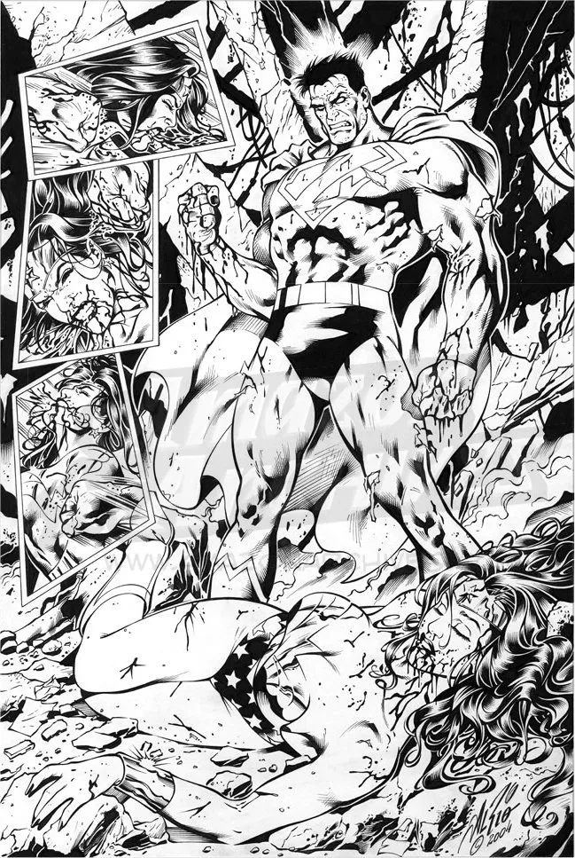 Wonder Woman and others artworks by Al Rio page 6 full