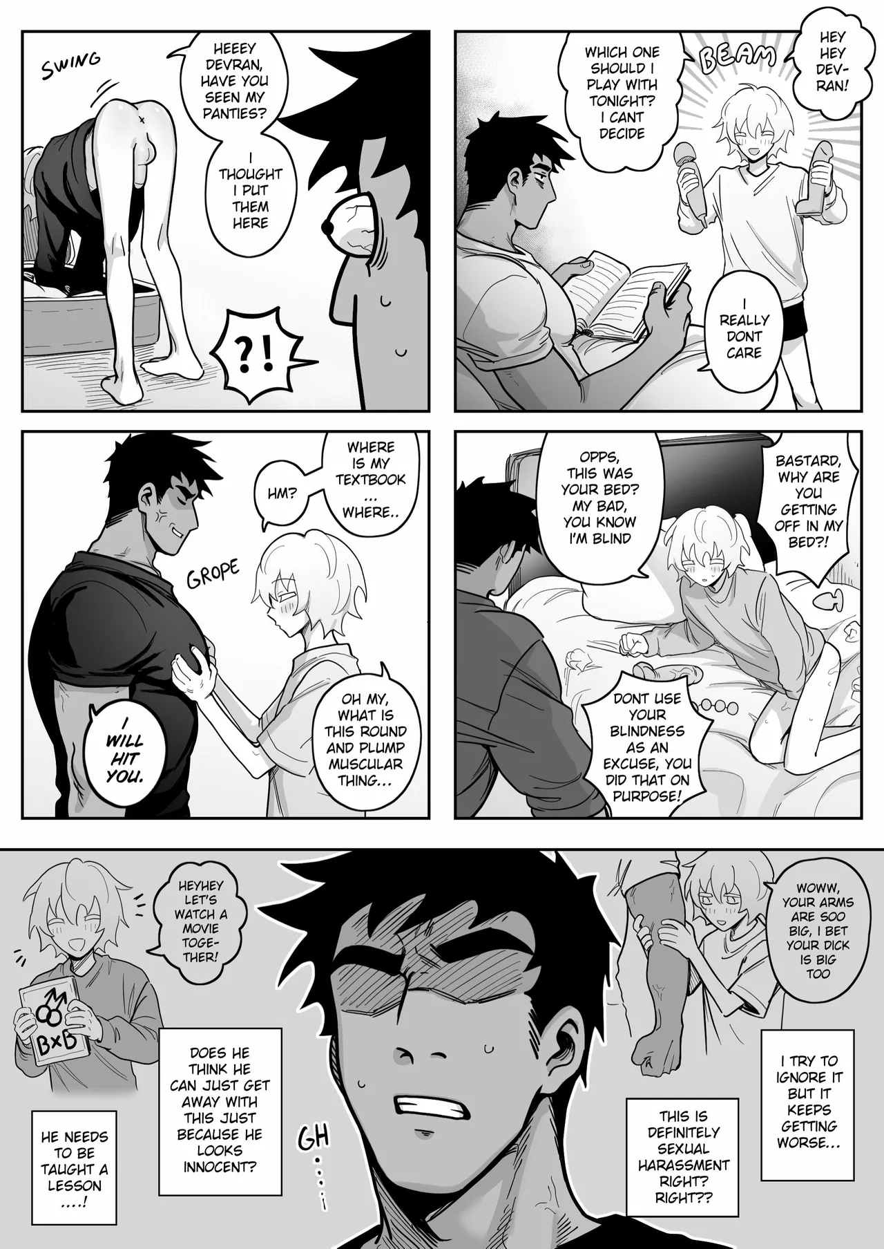 Dosukebena Roommate o Wakara Seru Hanashi | Teaching My Perverted Roommate a Lesson page 5 full