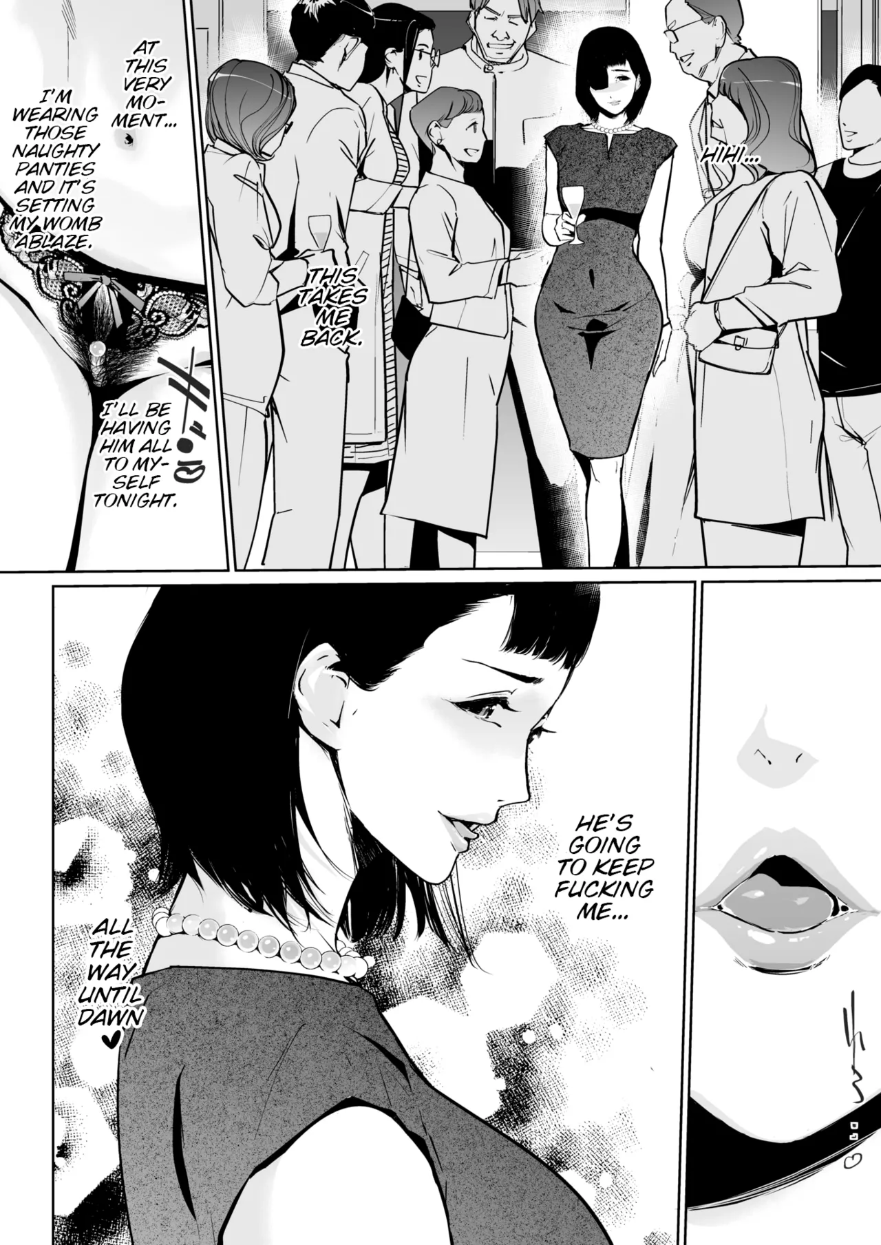 Shinjushoku No Zanzō Dai NI Maku 〜 Aoi Tsukiyo No Onna 〜 | Pearl Grey Afterimage 2: Her Blue Moon Night Ch.1 page 6 full