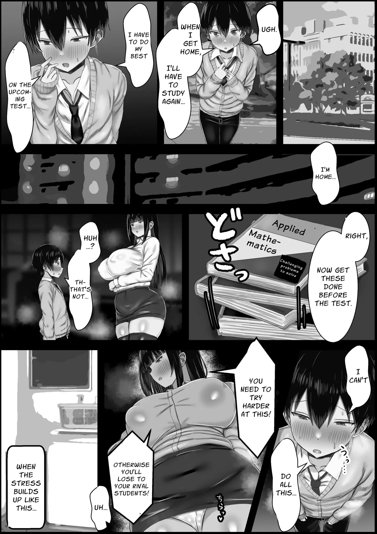 Kyouiku Mama no Osekkai ~Kowaai Gibo wa Boku no Seishori o Shitai~ | Education Mama's Meddling ~Scary Step-mom Wants To Relieve Me~ page 4 full