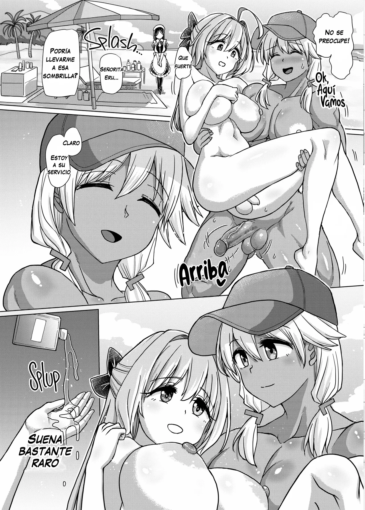 Futanari Beach Police no Oshigoto 03 page 8 full