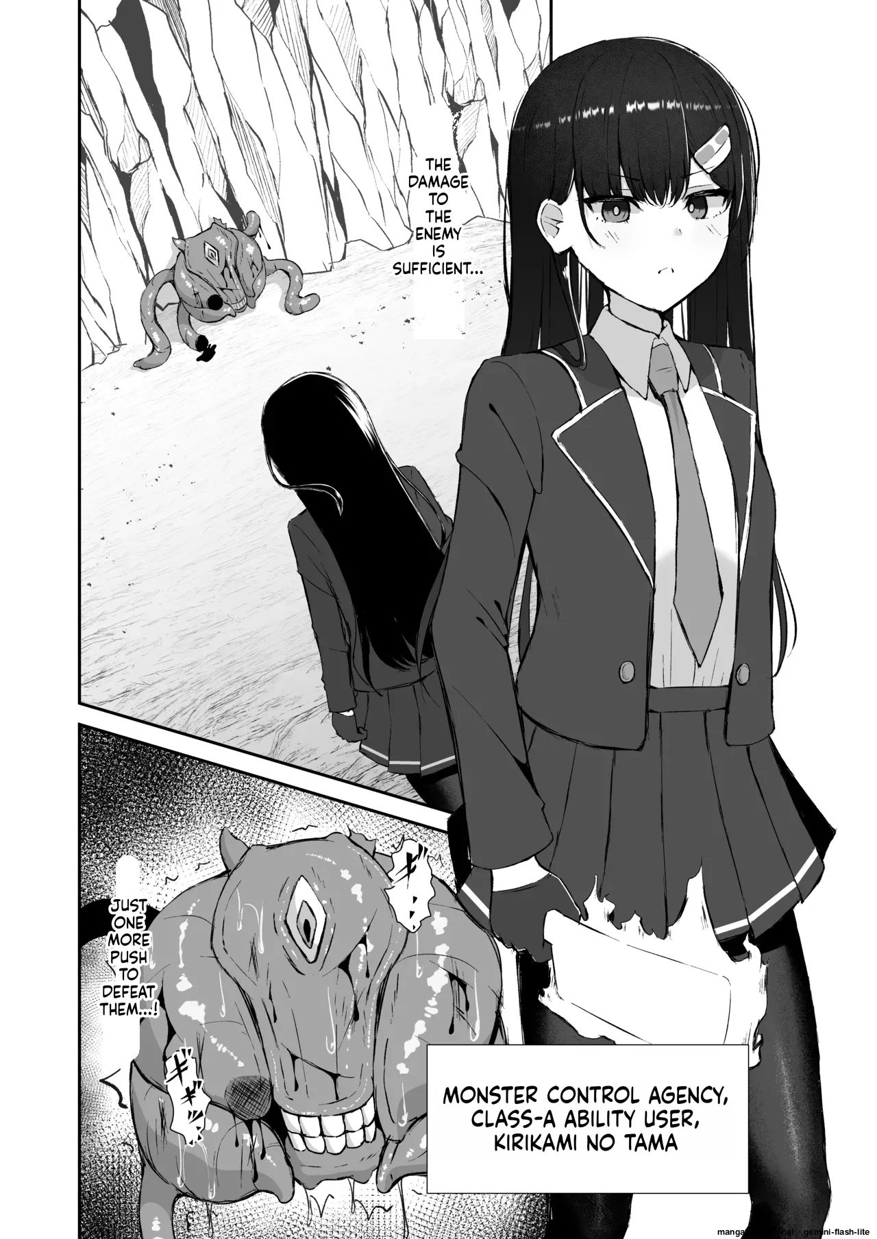 A STORY ABOUT AN ELITE PSYCHIC BEING DEFEATED BY TENTACLES IN A NIGHTMARE. page 3 full