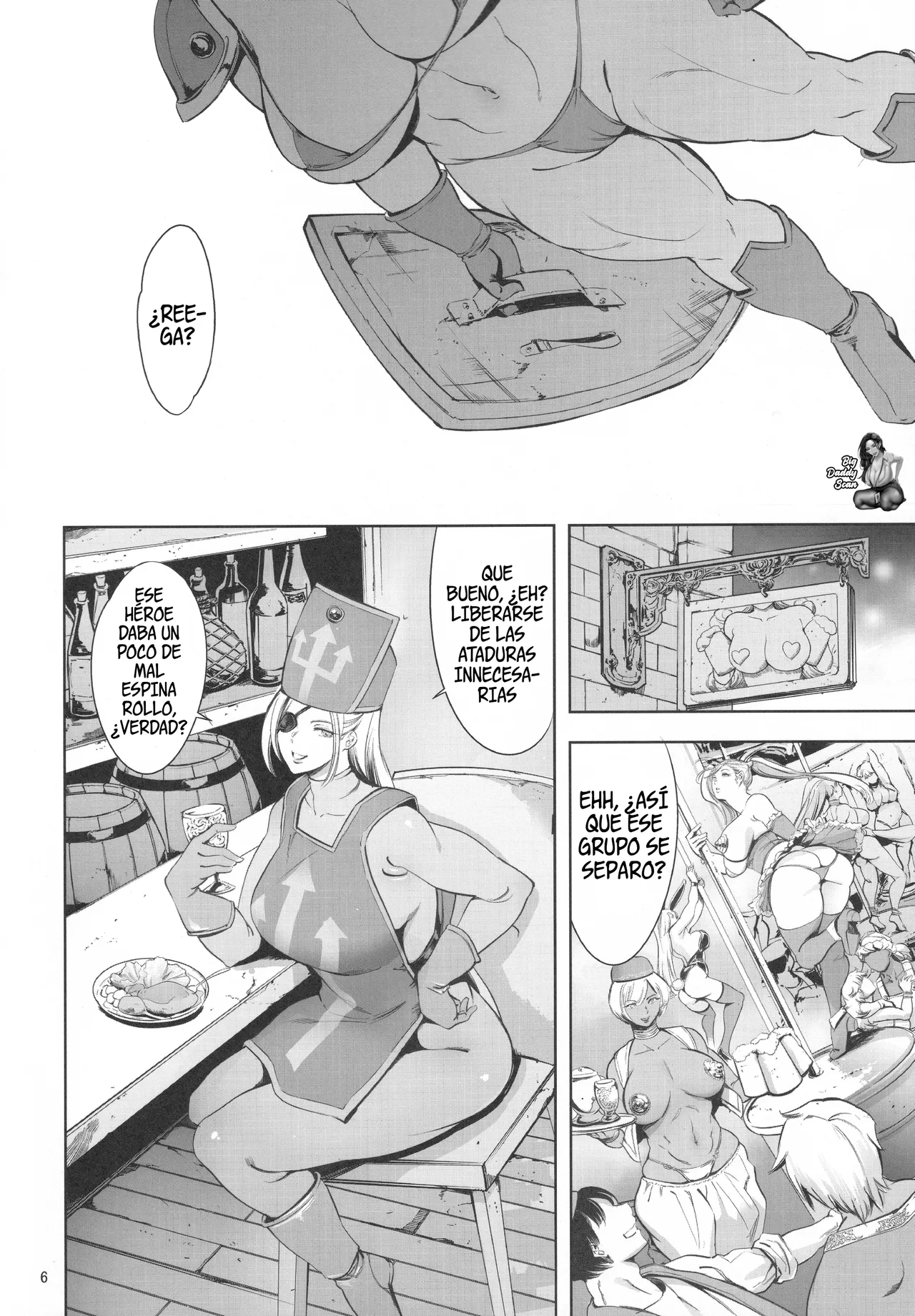 Haiboku Onna Senshi to Yareru Sabaku no Kuni no Tougijou｜Derrota׃ El Establecimiento Nocturno En Un País Desértico Donde Se Puede Follar A Una Guerrera Activa page 5 full