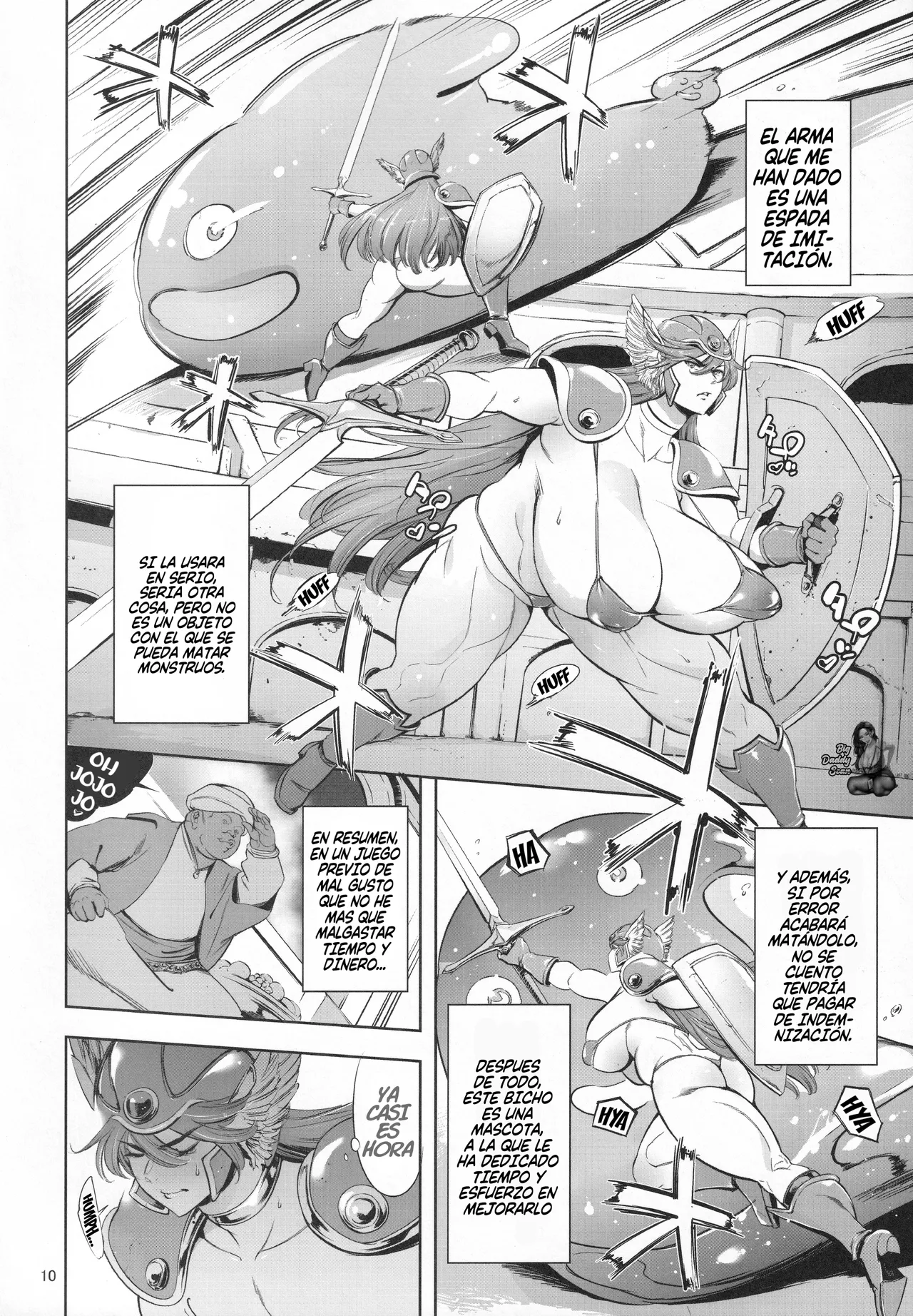 Haiboku Onna Senshi to Yareru Sabaku no Kuni no Tougijou｜Derrota׃ El Establecimiento Nocturno En Un País Desértico Donde Se Puede Follar A Una Guerrera Activa page 9 full