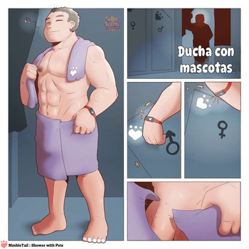 Ducha con mascotas cover