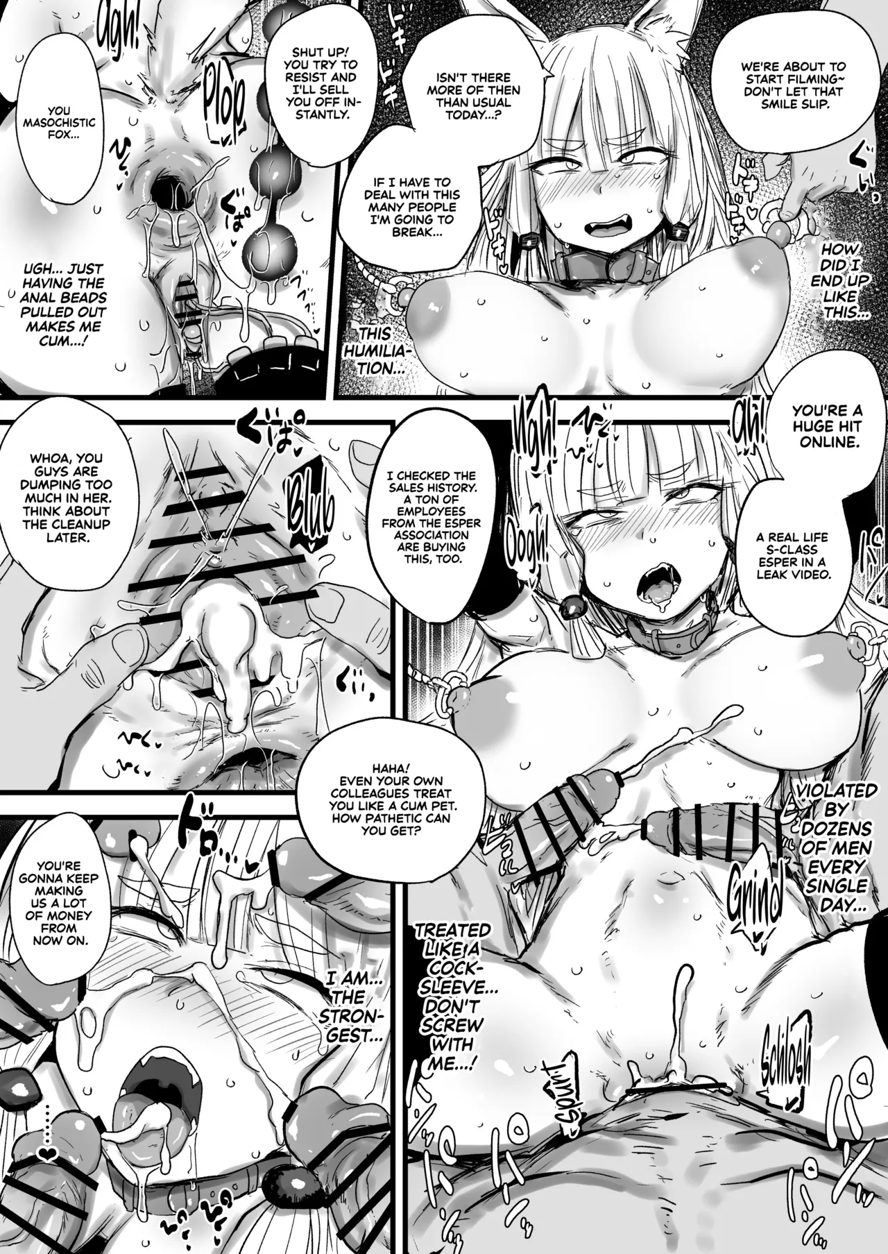 Nouryokusha ga Haiboku Shite Teki Soshiki no Koushuu Benjo ni Sareru | Defeated Espers Turned into Public Toilets for the Enemy Organization page 6 full