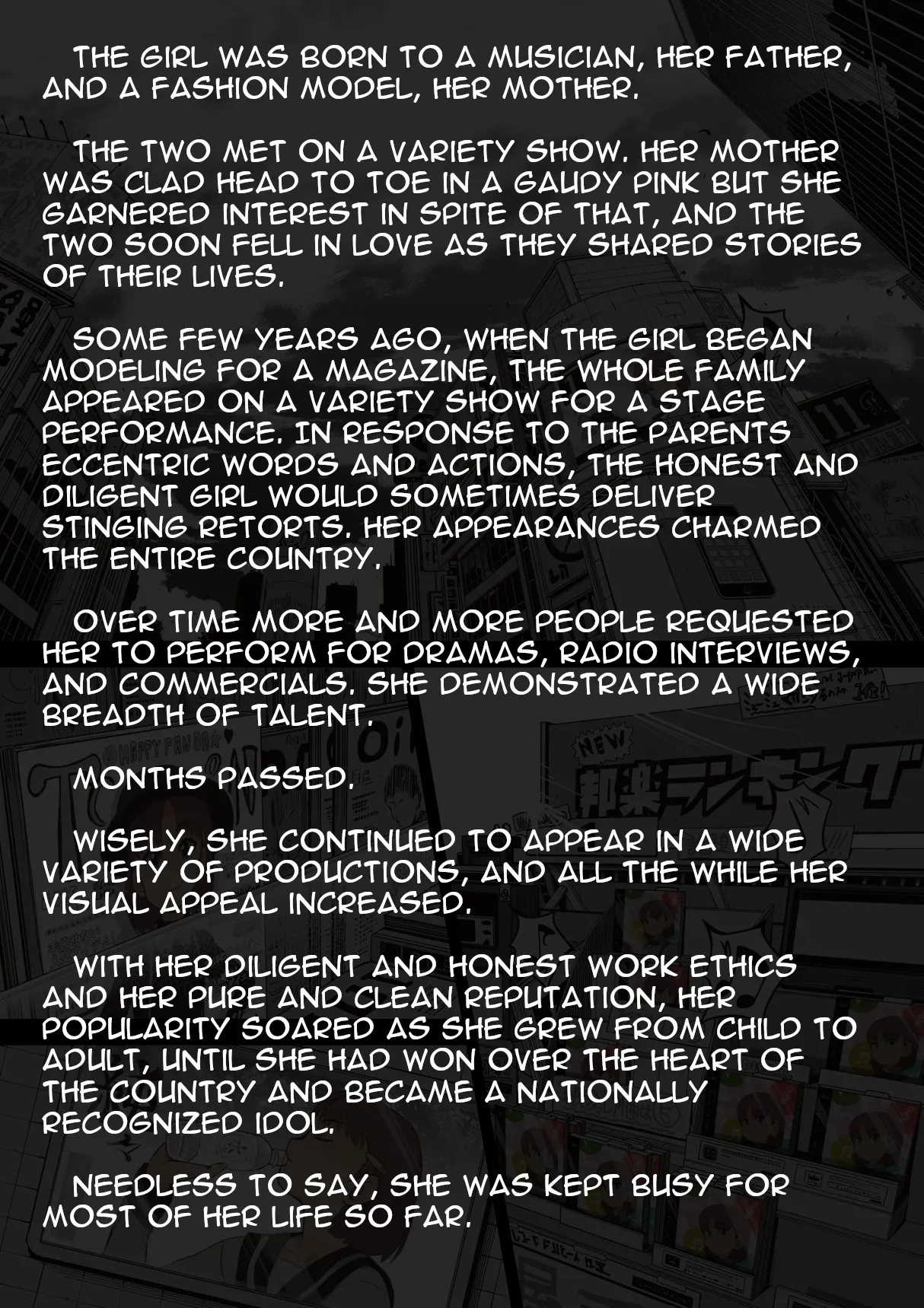 Idol Shoujo - Chijoku na Ichinichi 1 Negao Haishin Hen page 6 full