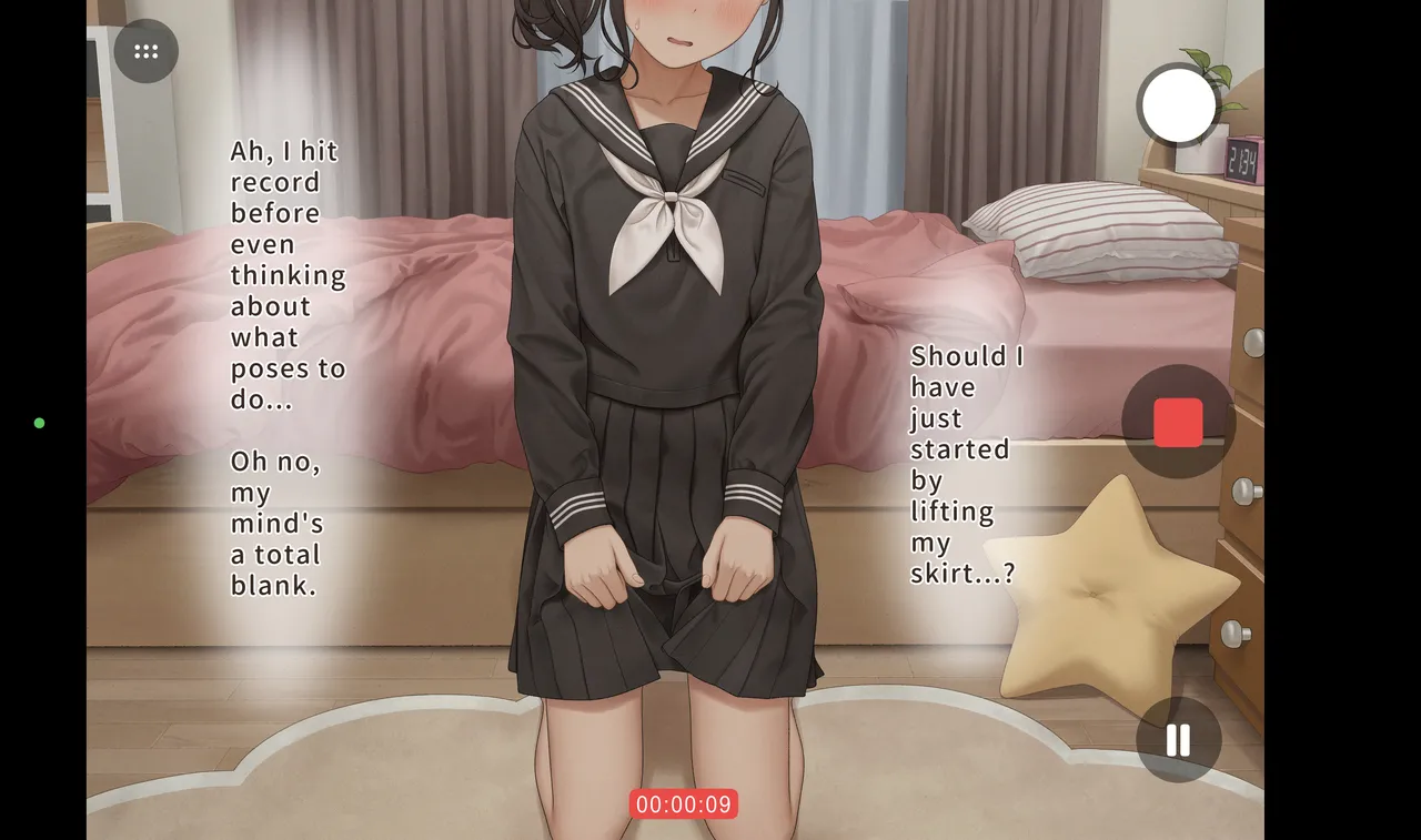 はじめてえっちな自撮りするひまり 差分 page 2 full