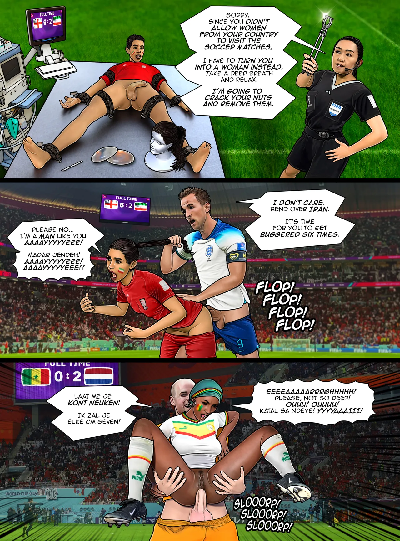 FIFA World Cup Qatar 2022 - Soccer Hentai page 3 full