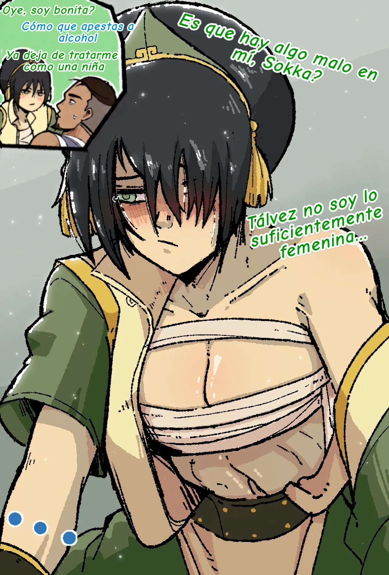 Toph x Sokka page 1 full