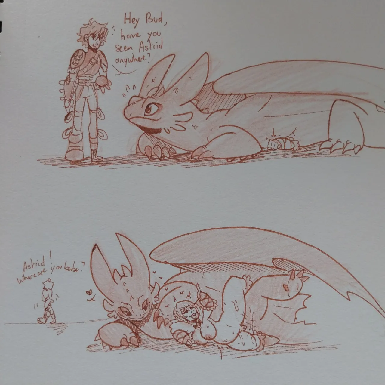 Toothless x Astrid page 5 full