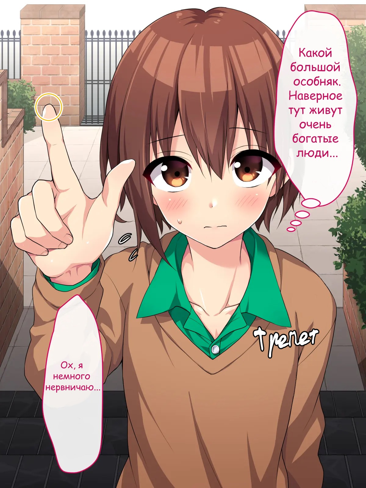 Maid no Beit Boshuu ni Kita Otokonoko ga Choukyou Sarete Mesuochi suru made | Мальчик, пришедший на подработку горничной, был подвергнут дрессировке до тех по пока не стал женщиной!!! page 10 full