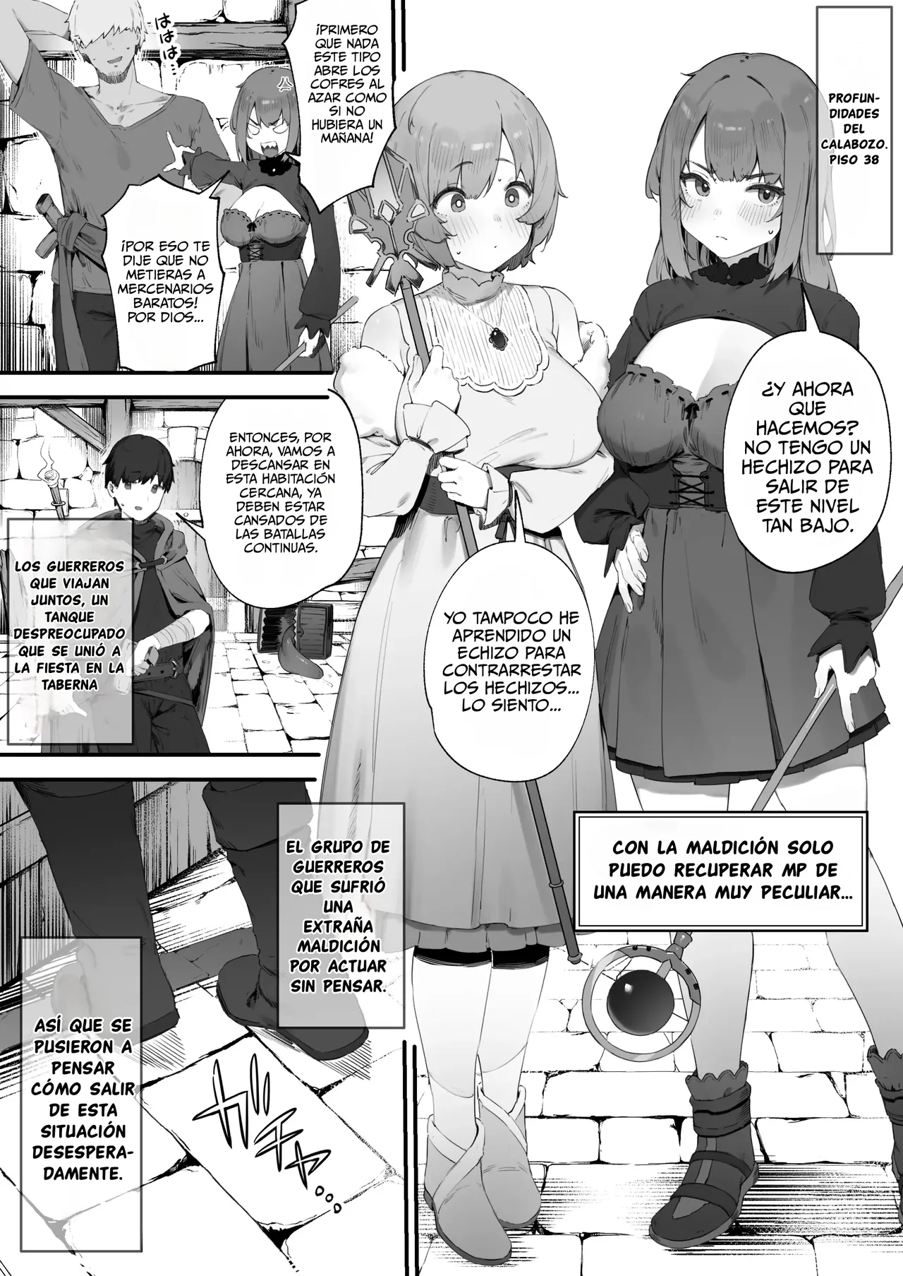 Noroi no Sei de MP ga Tarimasen!! Zenpen｜¡¡No Tengo Suficientes Puntos de Magia por Culpa de una Maldición!! -Parte 1- page 3 full