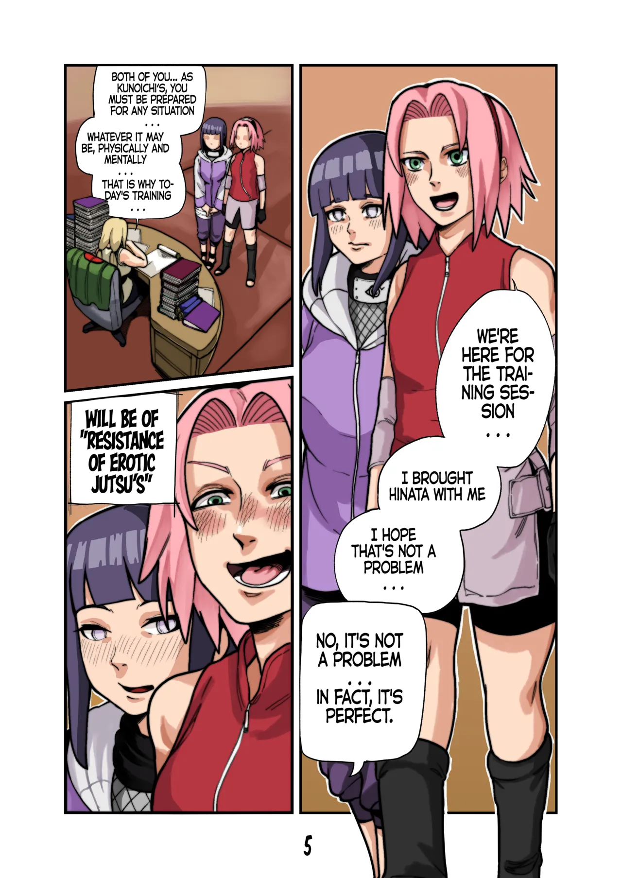 Hinata x Tsunade x Sakura page 5 full