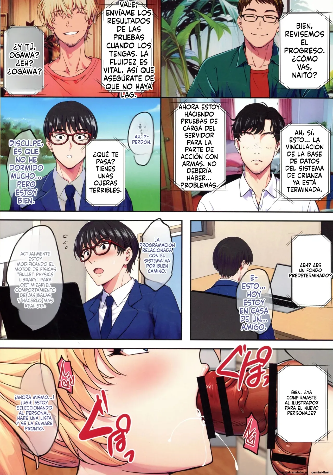 InCha Otouto ga Otaryman Seikatsu Shinagara Bonyuu Tappuri Kinpatsu Bakunyuu Oyako o Harem H &amp; Kobetsu Date de Harama seru Hanashi  MTL page 5 full
